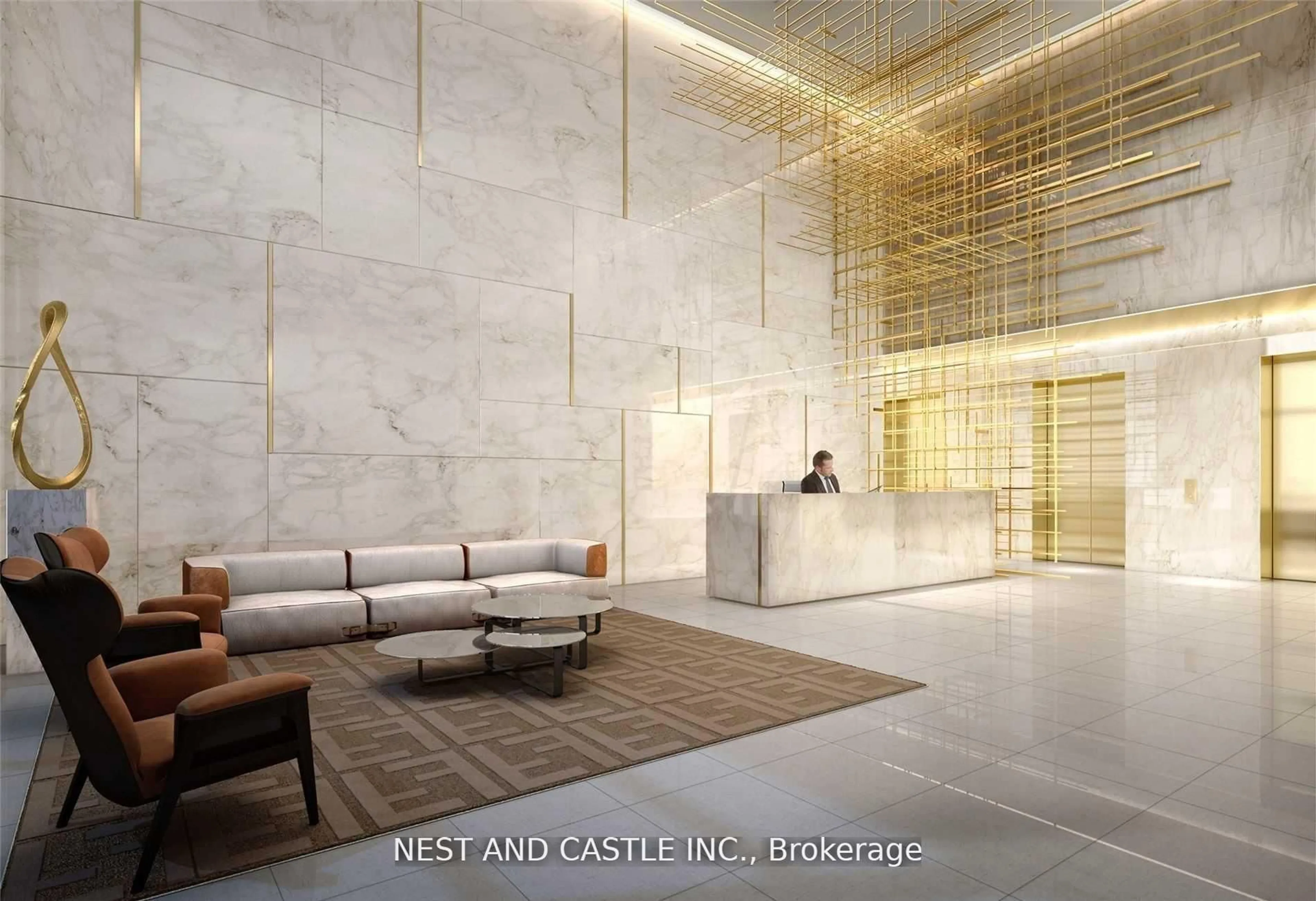 Lobby for 85 Wood St #3812, Toronto Ontario M4Y 0E8