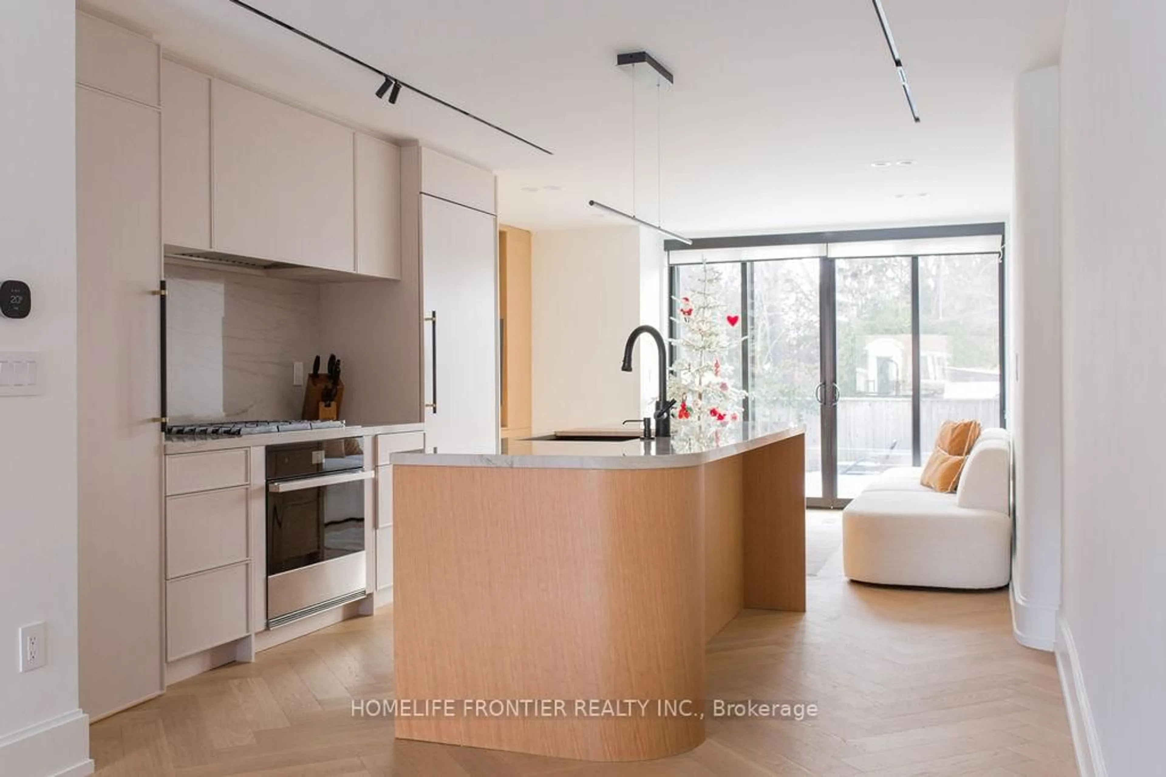 Contemporary kitchen, ceramic/tile floor for 127 Glenvale Blvd, Toronto Ontario M4G 2W1