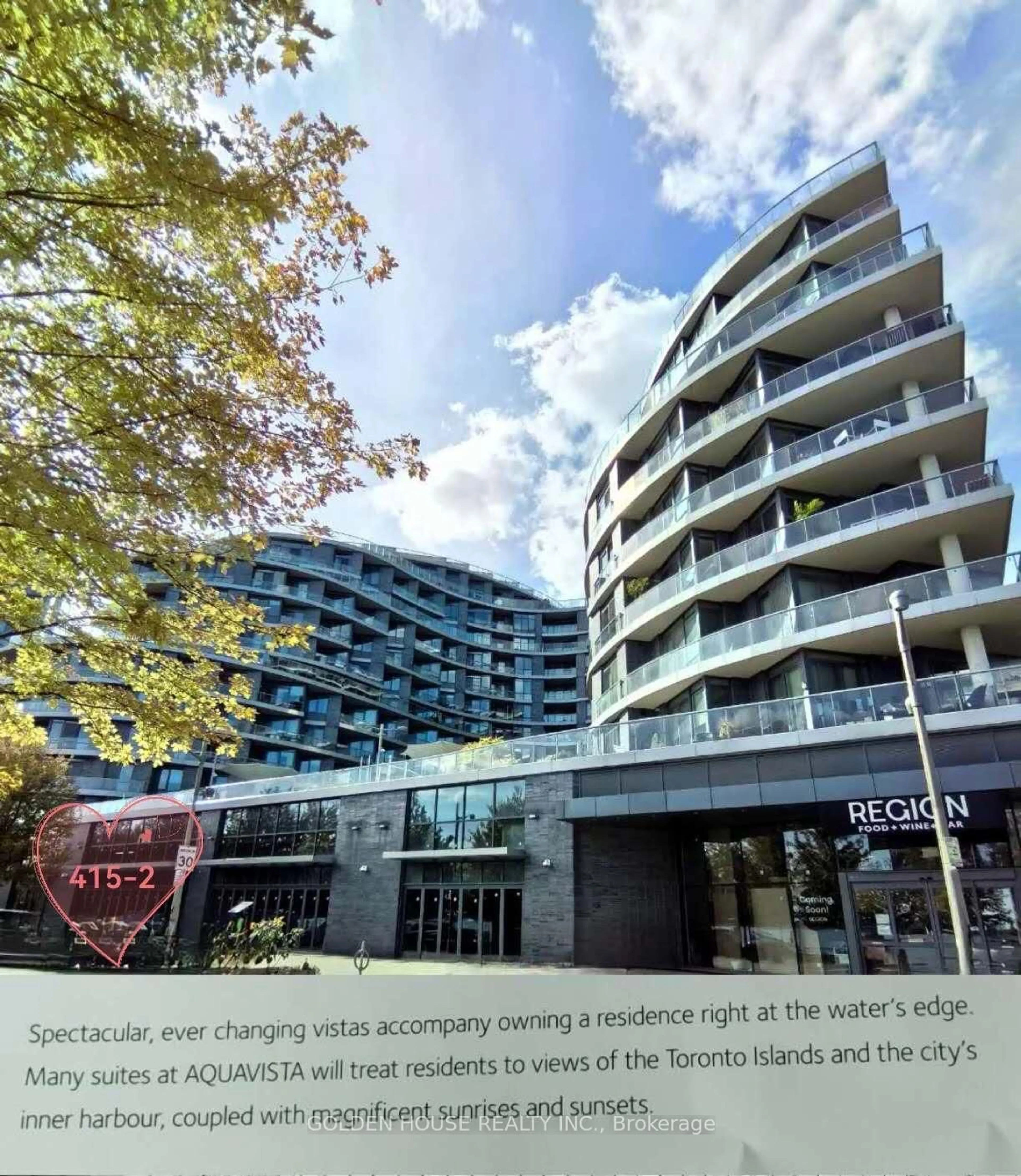 Unknown for 1 Edgewater Dr #415, Toronto Ontario M5A 0L1