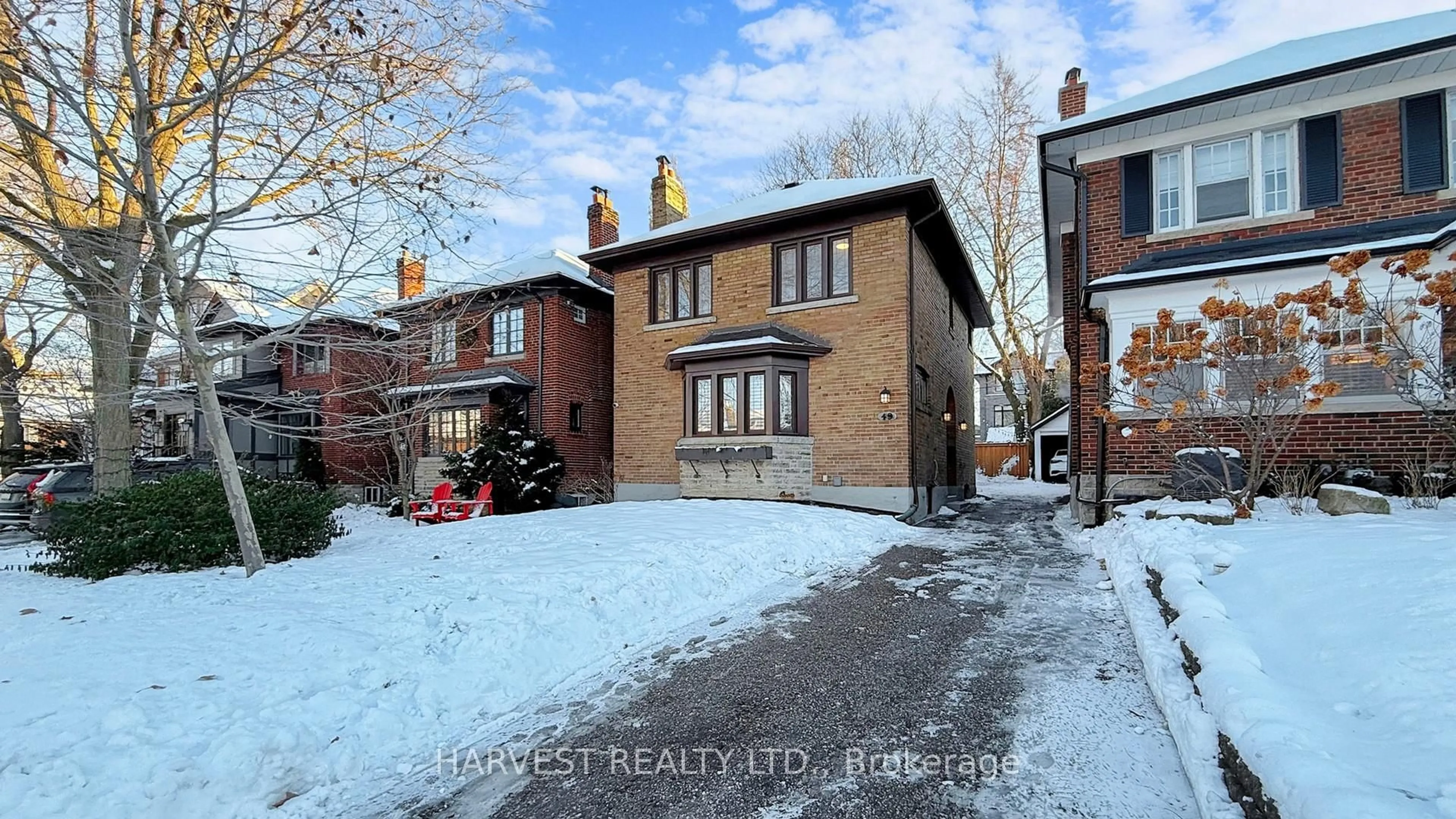 Home with brick exterior material, street for 49 Chudleigh Ave, Toronto Ontario M4R 1T4