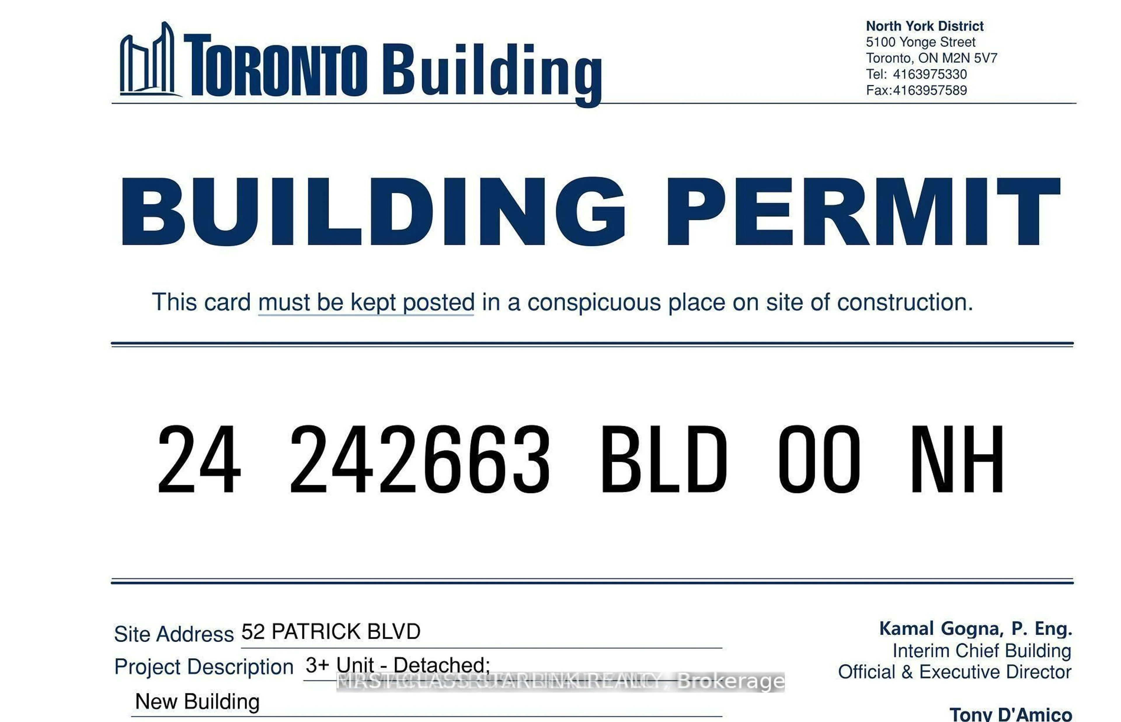 Unknown for 52 Patrick Blvd, Toronto Ontario M2J 3L2