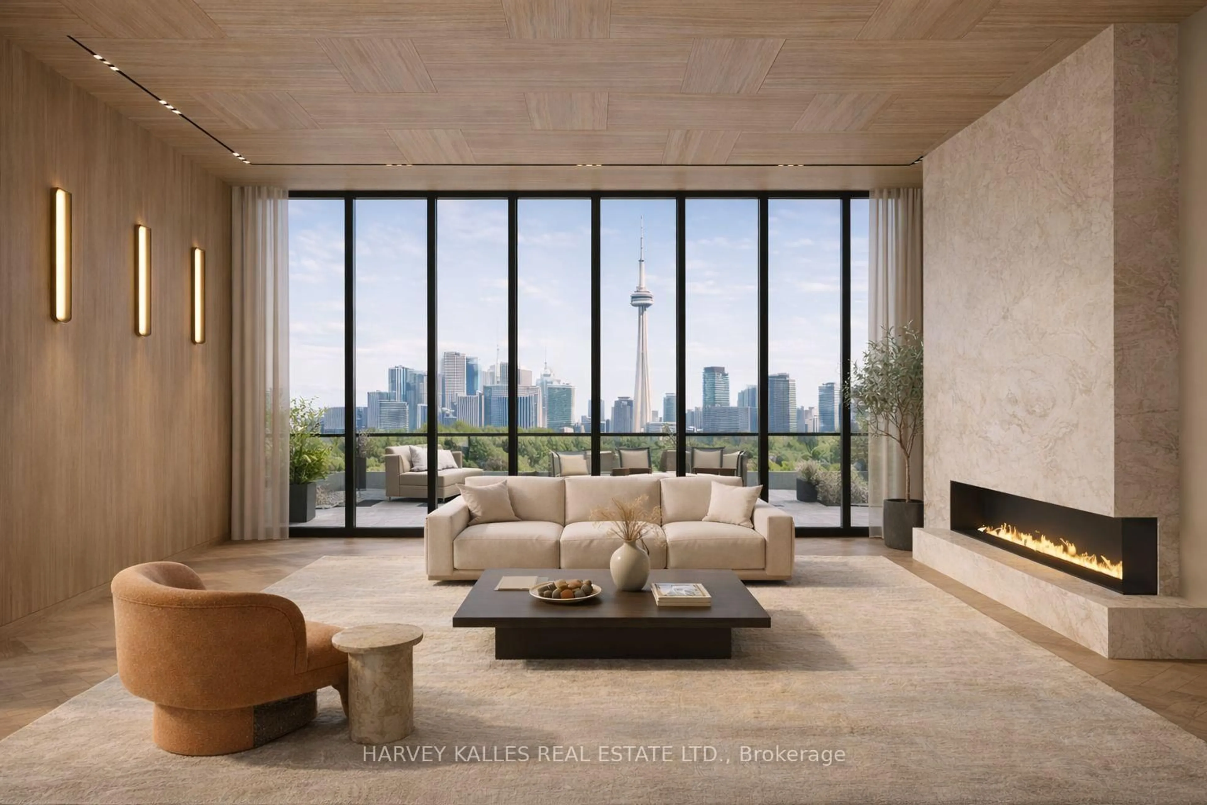 Living room with furniture, unknown for 153 Strachan Ave, Toronto Ontario M6J 2S8