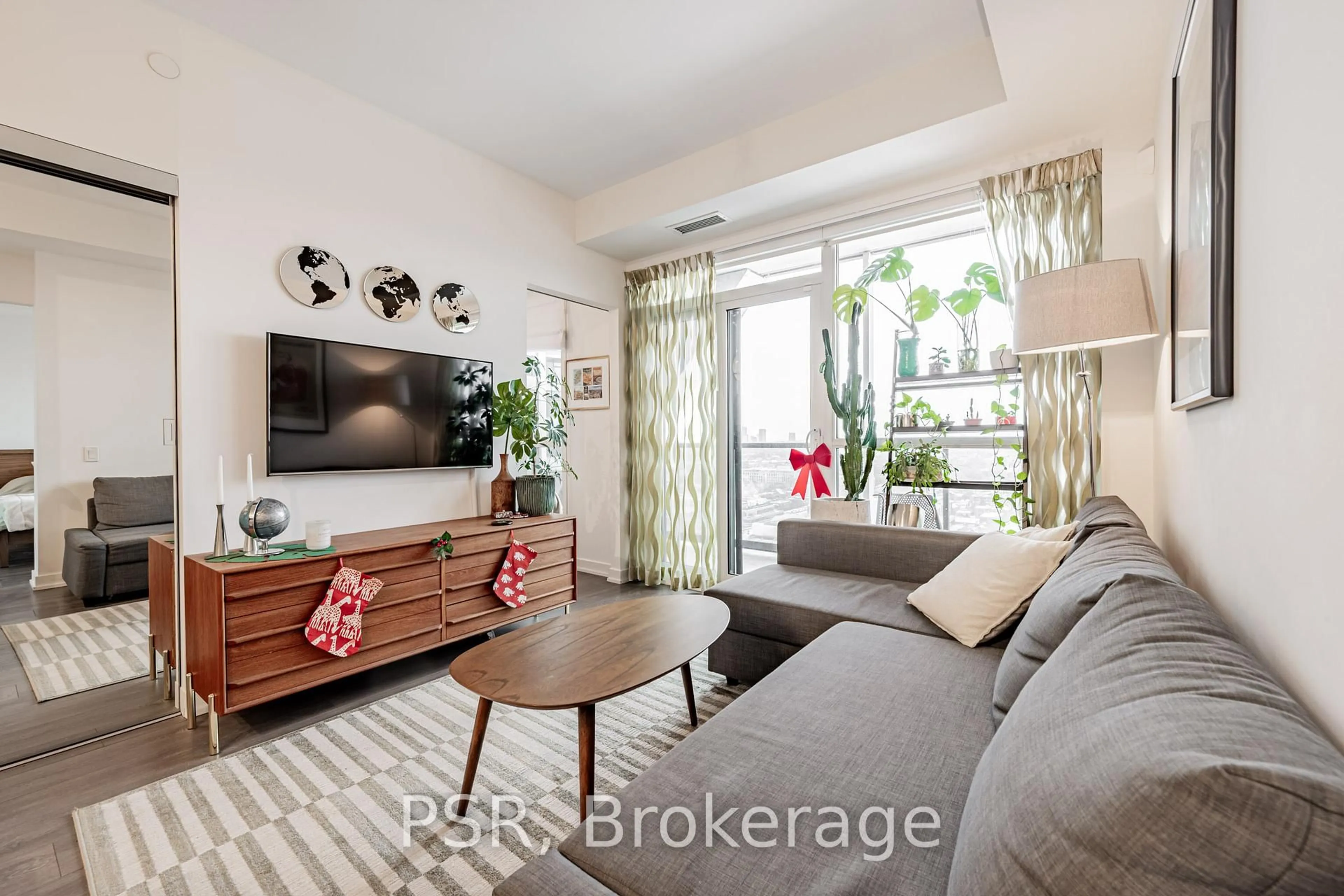 Living room with furniture, unknown for 30 Ordnance St #2306, Toronto Ontario M6K 0C8