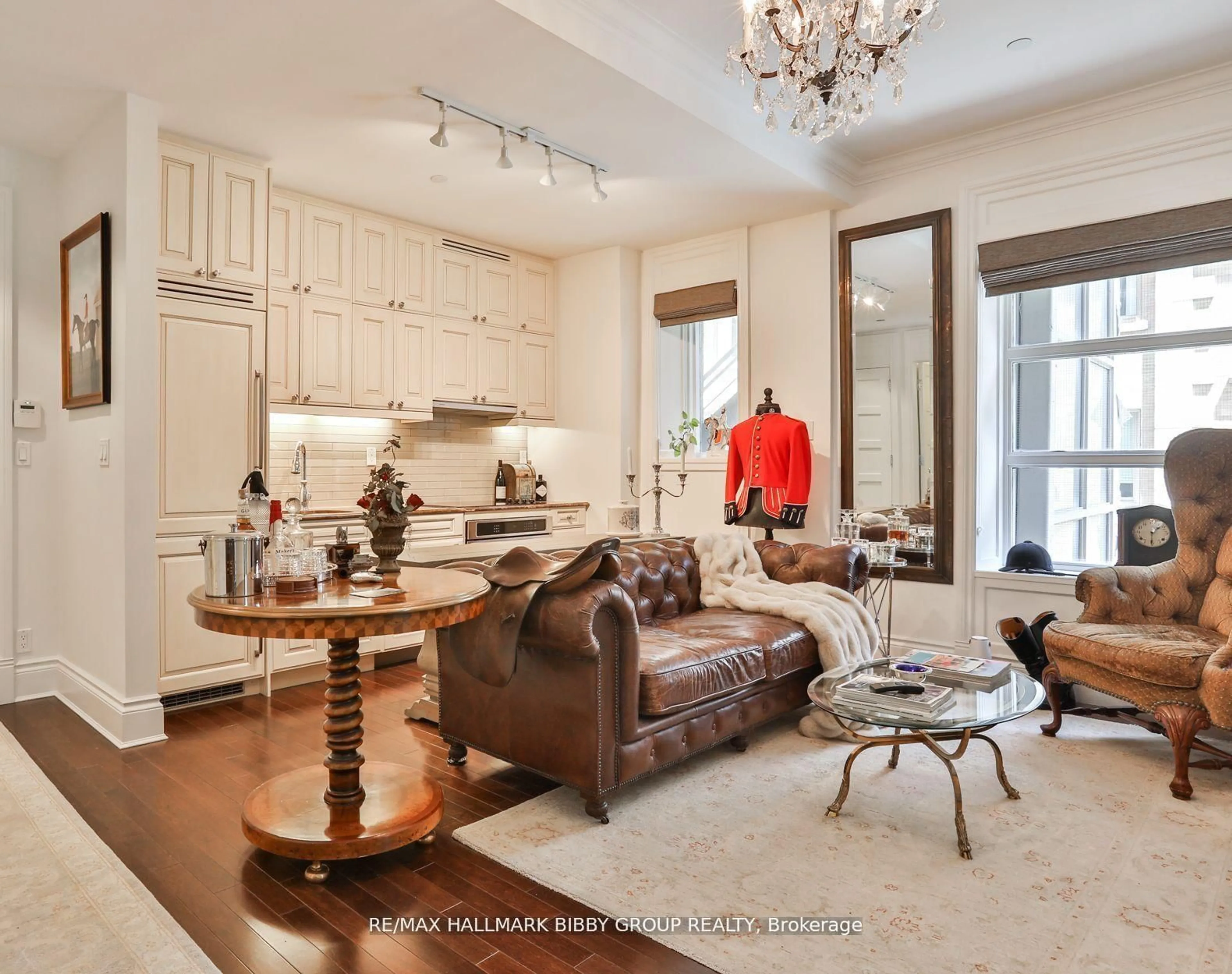 Living room with furniture, unknown for 22 Leader Lane #520, Toronto Ontario M5E 0B2