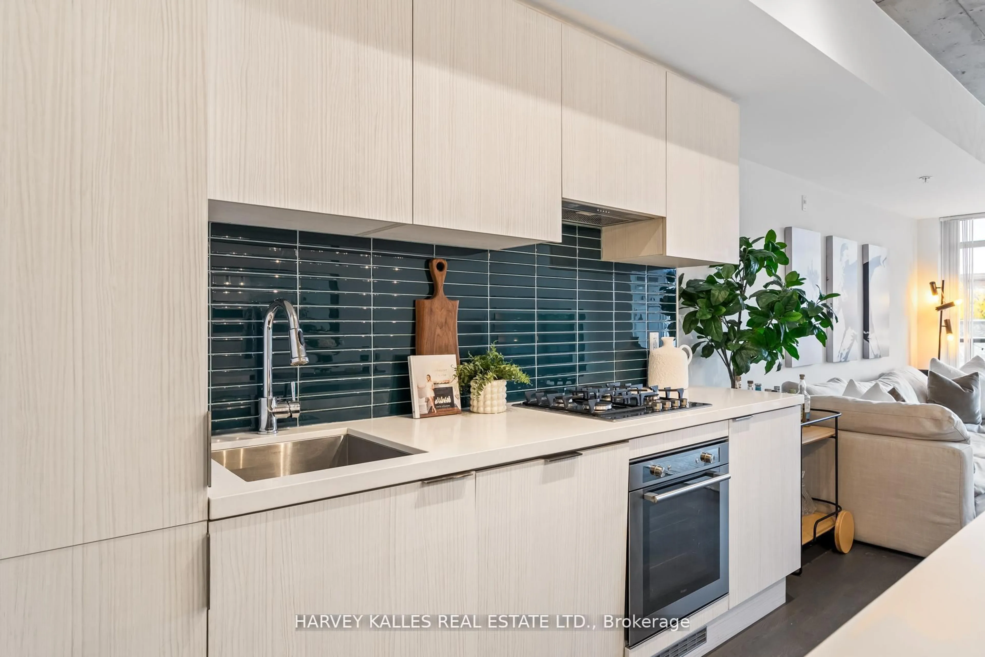 Contemporary kitchen, ceramic/tile floor for 109 Ossington Ave #318, Toronto Ontario M6J 0G1