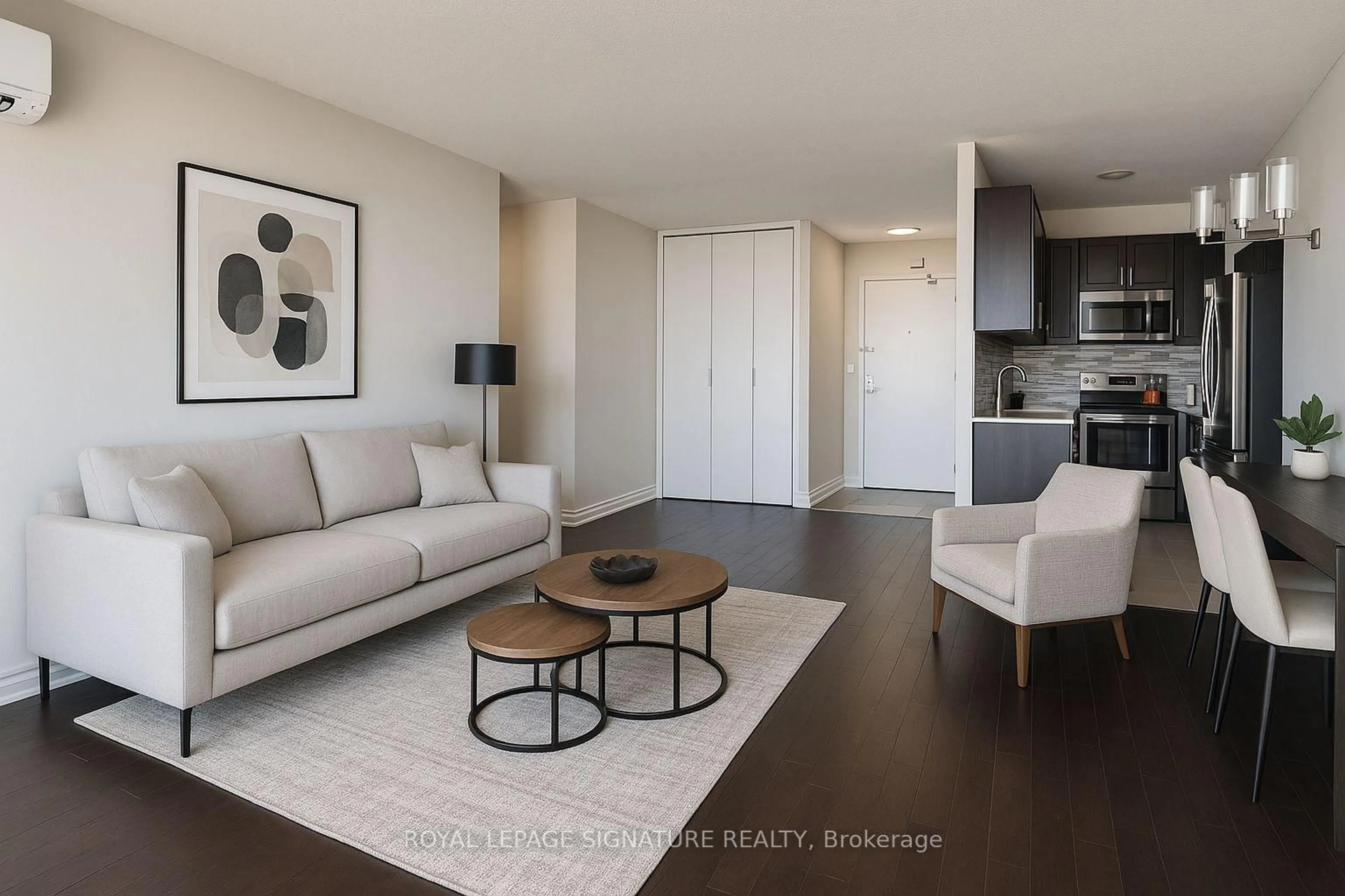 Living room with furniture, unknown for 40 Homewood Ave #1702, Toronto Ontario M4Y 2K2