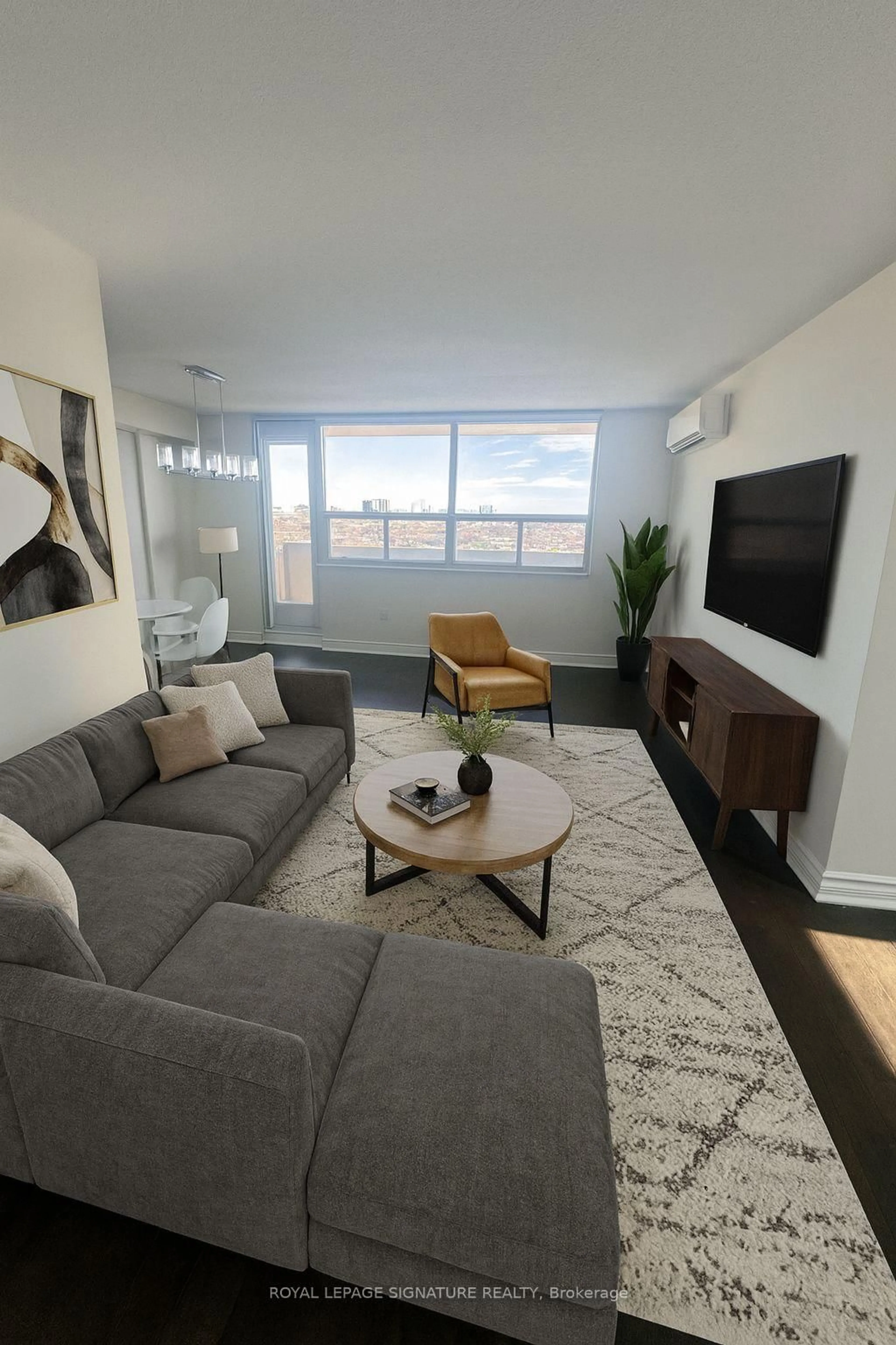 Living room with furniture, unknown for 40 Homewood Ave #1702, Toronto Ontario M4Y 2K2