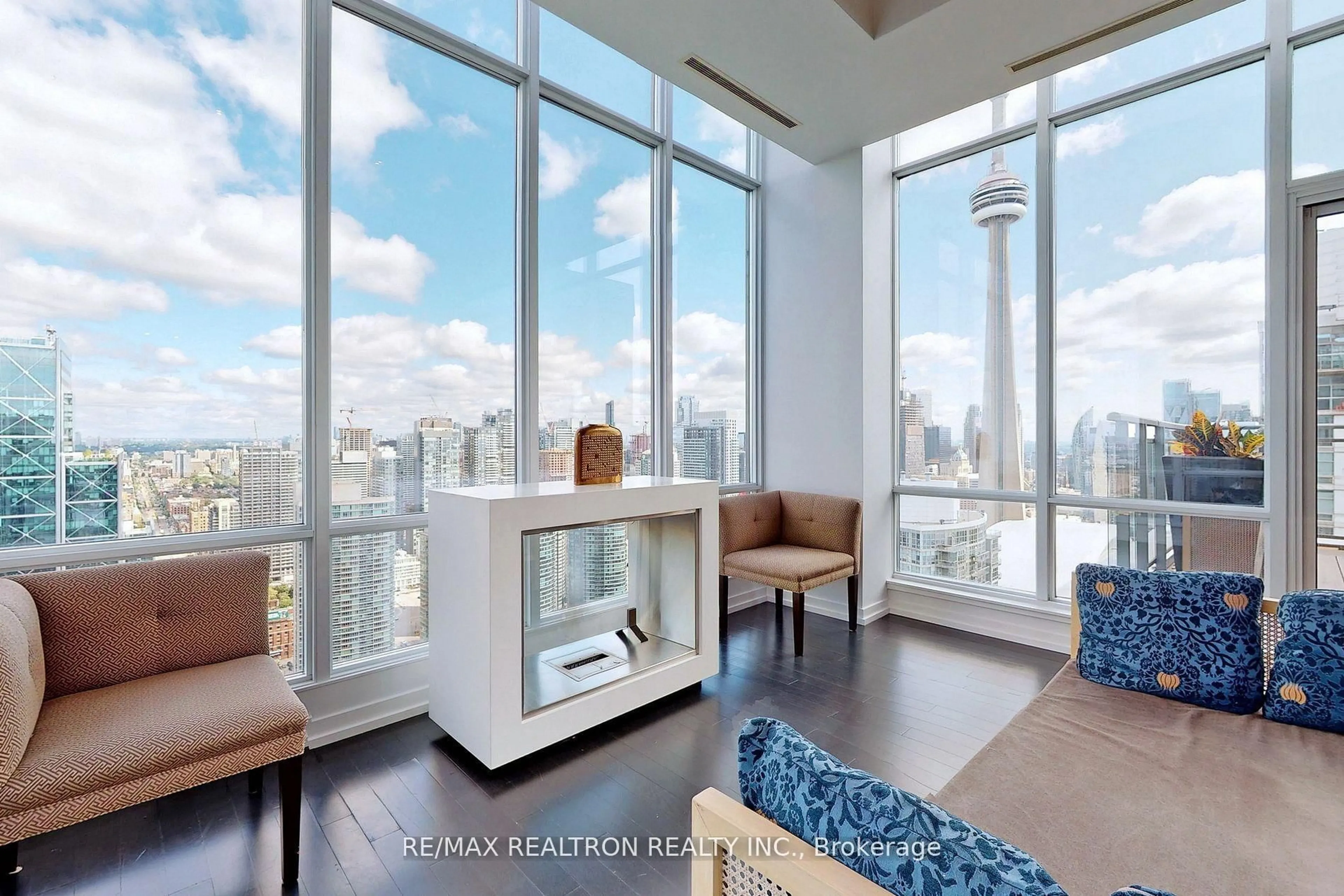 Living room with furniture, unknown for 11 Brunel Crt #PH2, Toronto Ontario M5V 3Y3