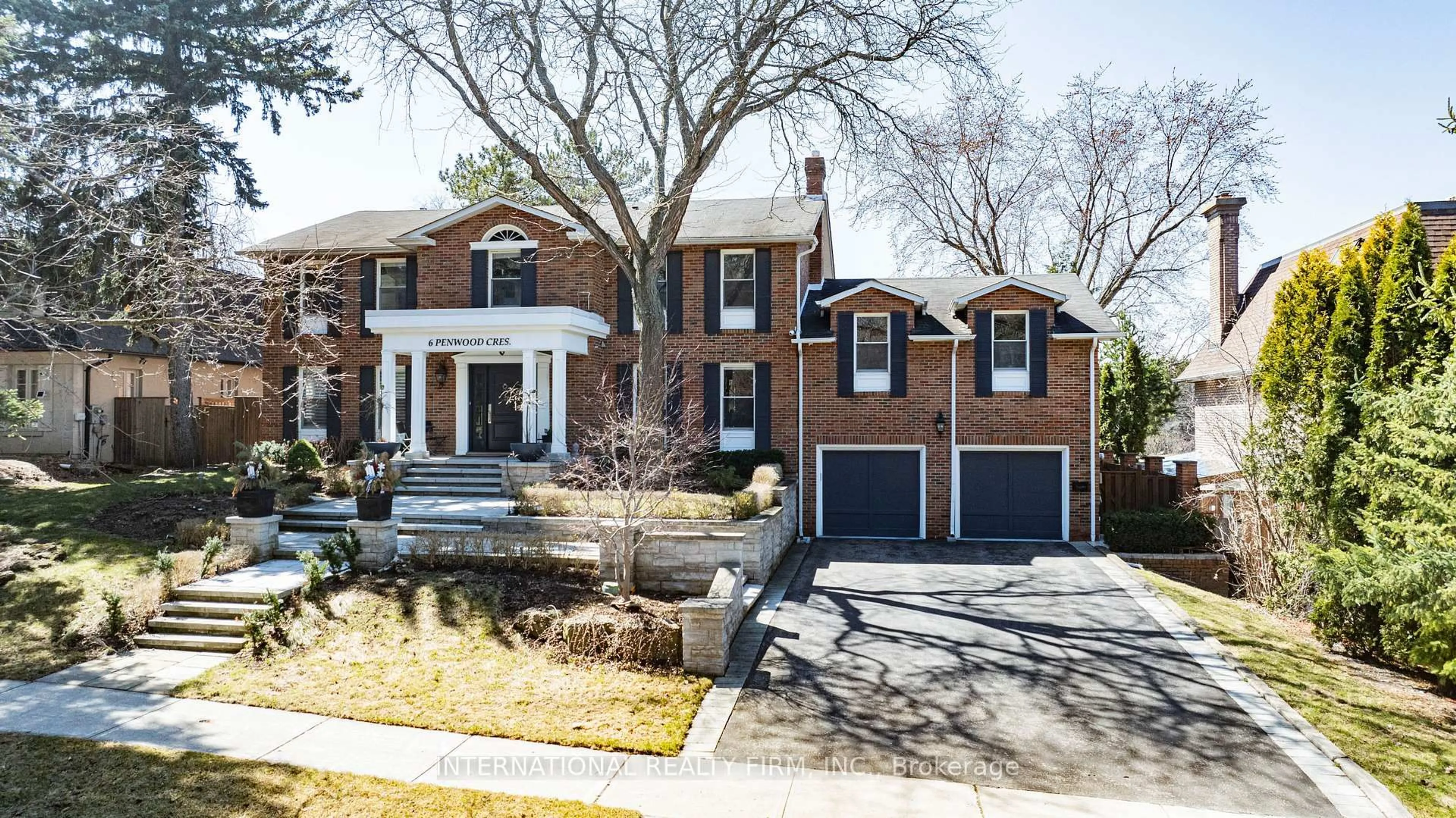 Home with brick exterior material, street for 6 Penwood Cres, Toronto Ontario M3B 2B9