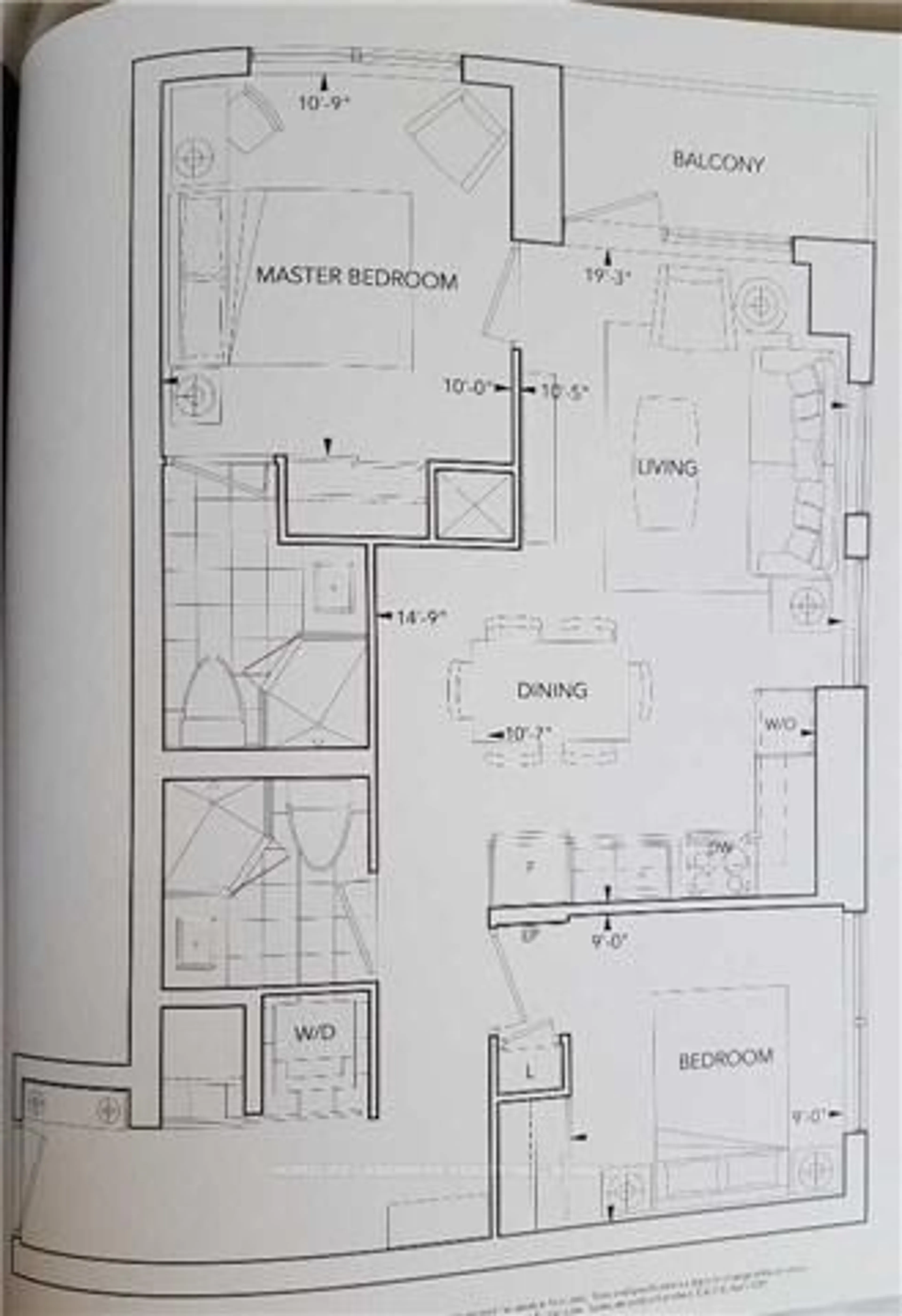 Floor plan for 120 Harrison Garden Blvd #1330, Toronto Ontario M2N 0H1