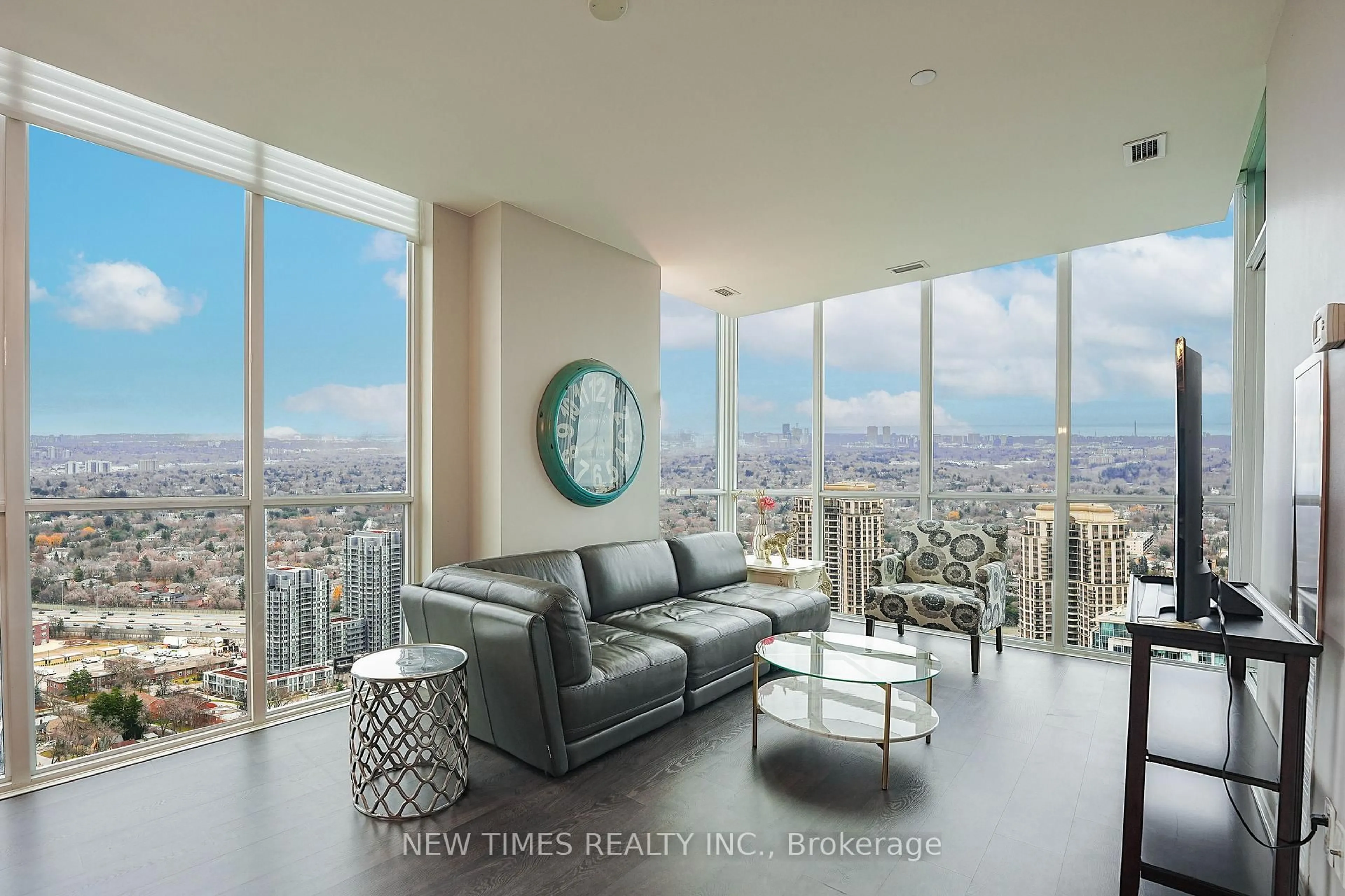 Living room with furniture, unknown for 9 Bogert Ave #4202, Toronto Ontario M2N 0H3