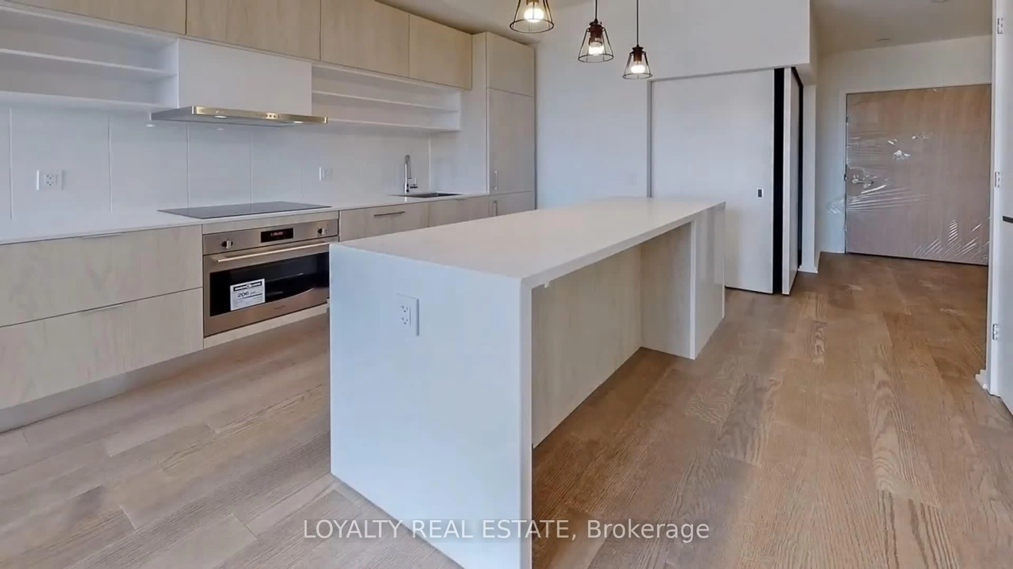 Open concept kitchen, wood/laminate floor for 5 soudan Ave #1616, Toronto Ontario M4S 2A7