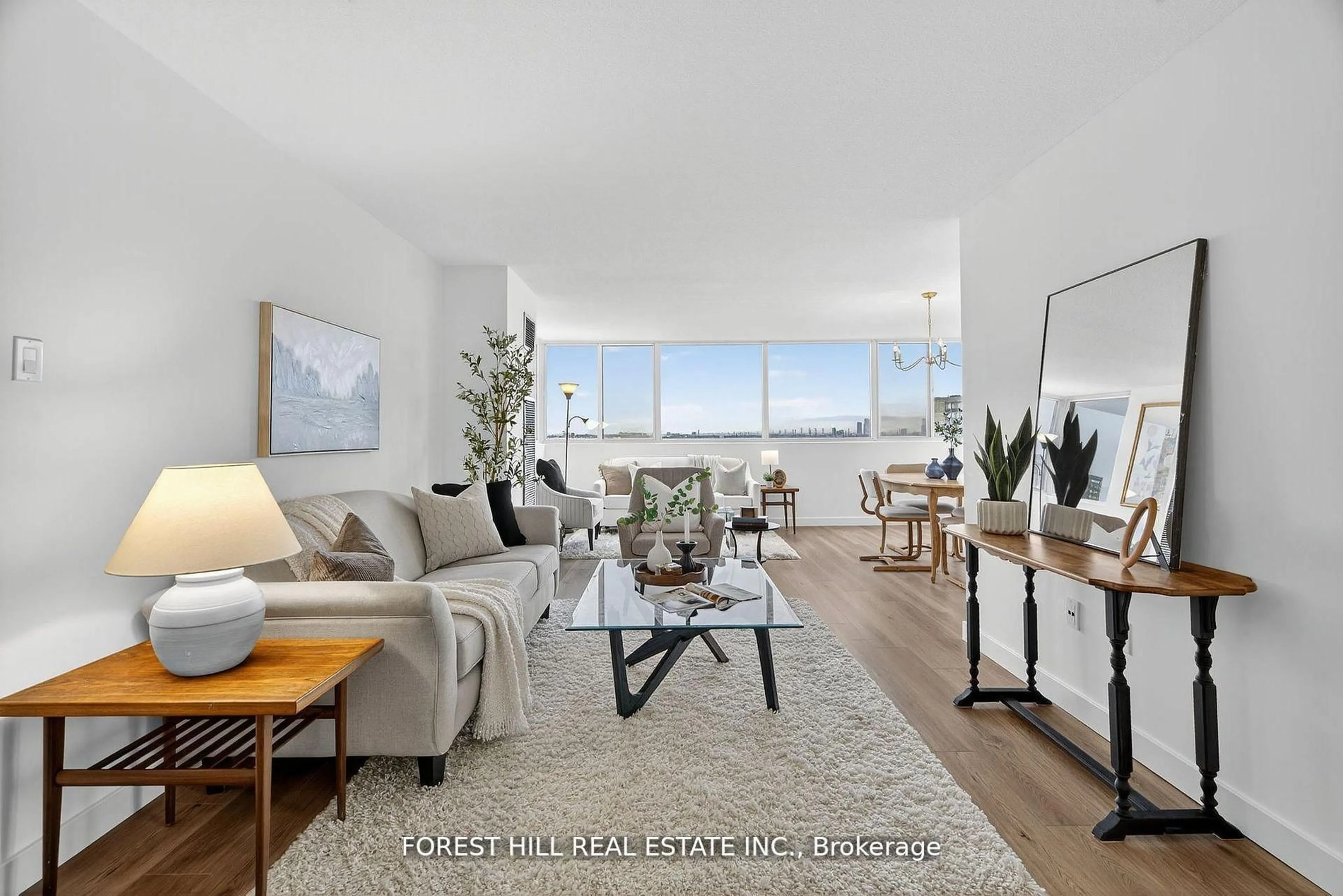 Living room with furniture, unknown for 80 Antibes Dr #1802, Toronto Ontario M2R 3N5