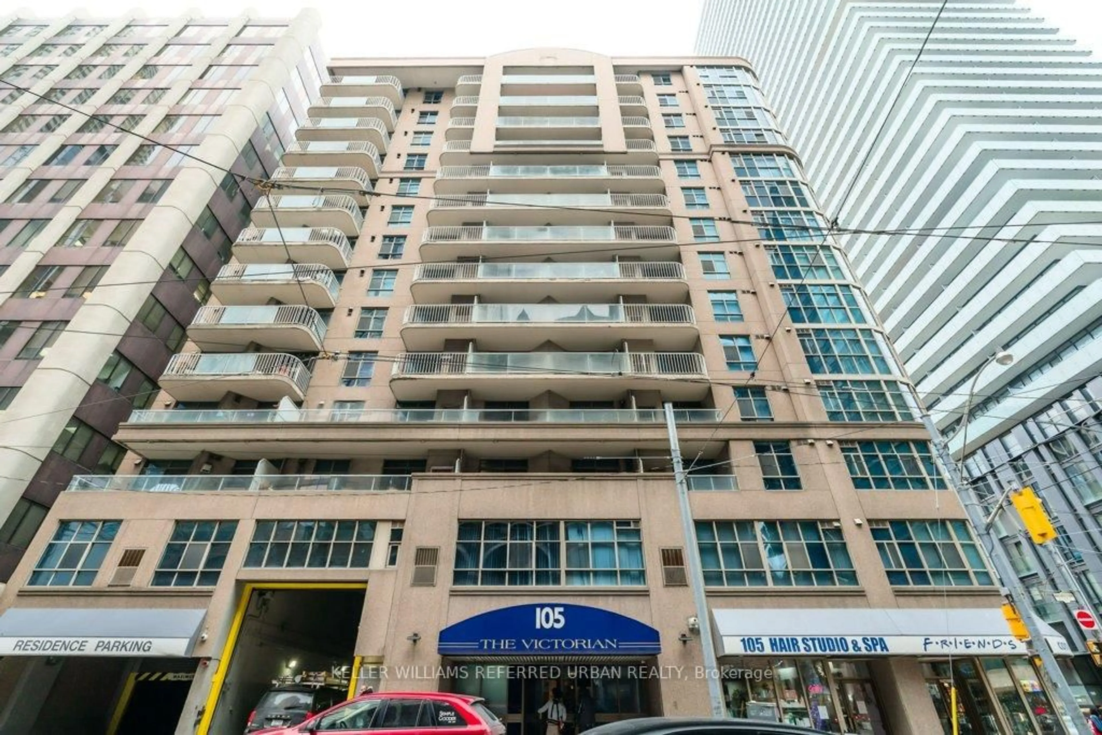 Patio, building for 105 Victoria St #1004, Toronto Ontario M5C 3B4