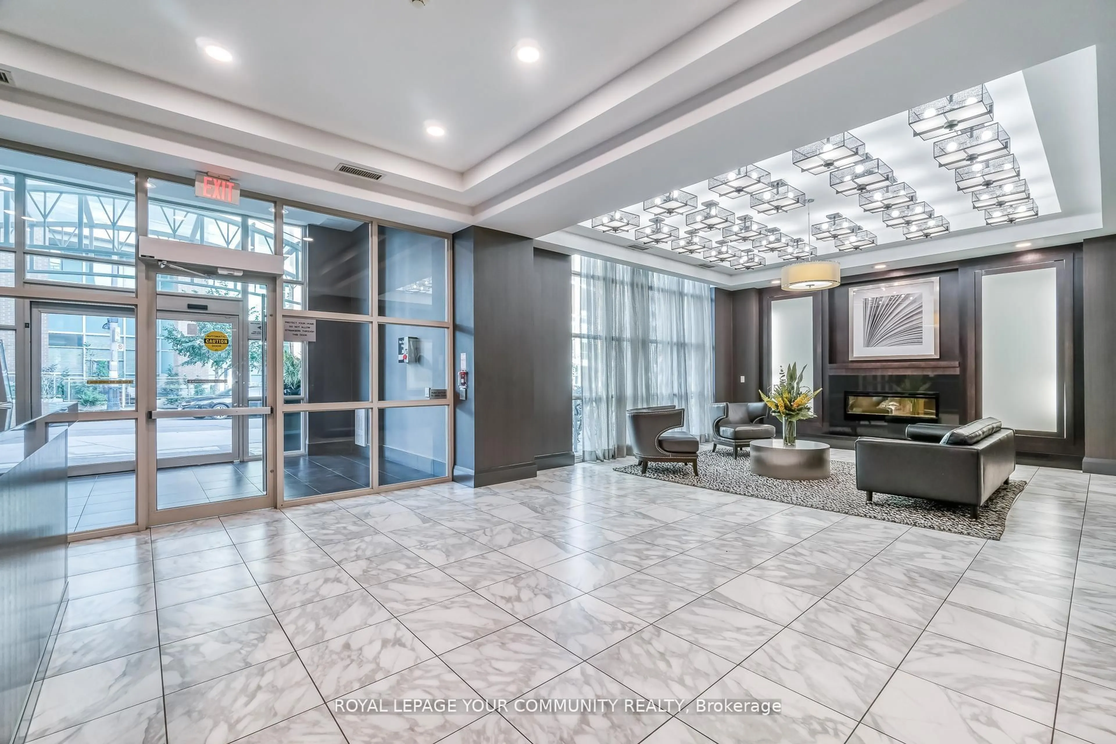 Lobby for 125 Western Battery Rd #612, Toronto Ontario M6K 3R8