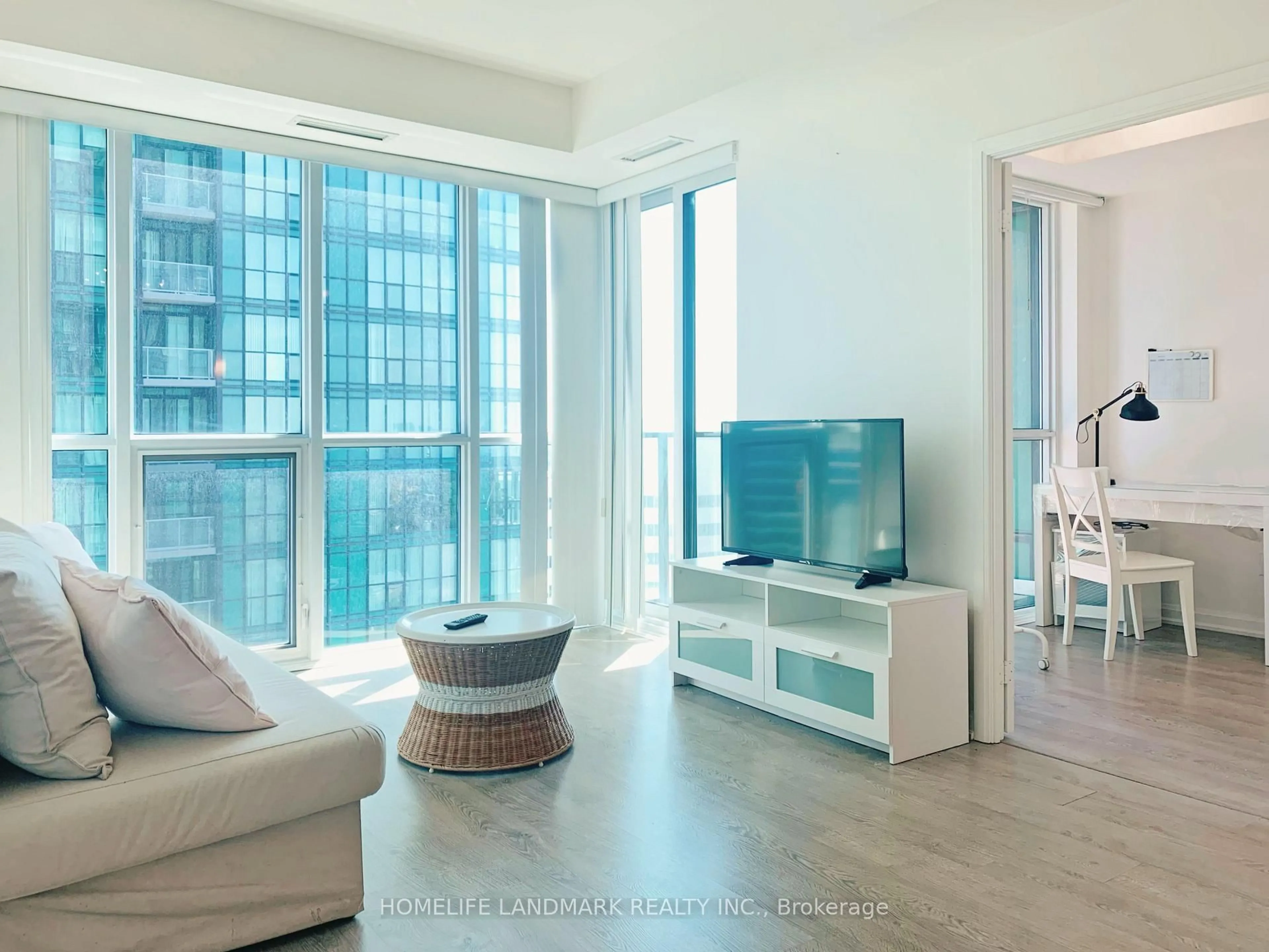 Living room with furniture, unknown for 11 Bogert Ave #2101, Toronto Ontario M2N 0H4