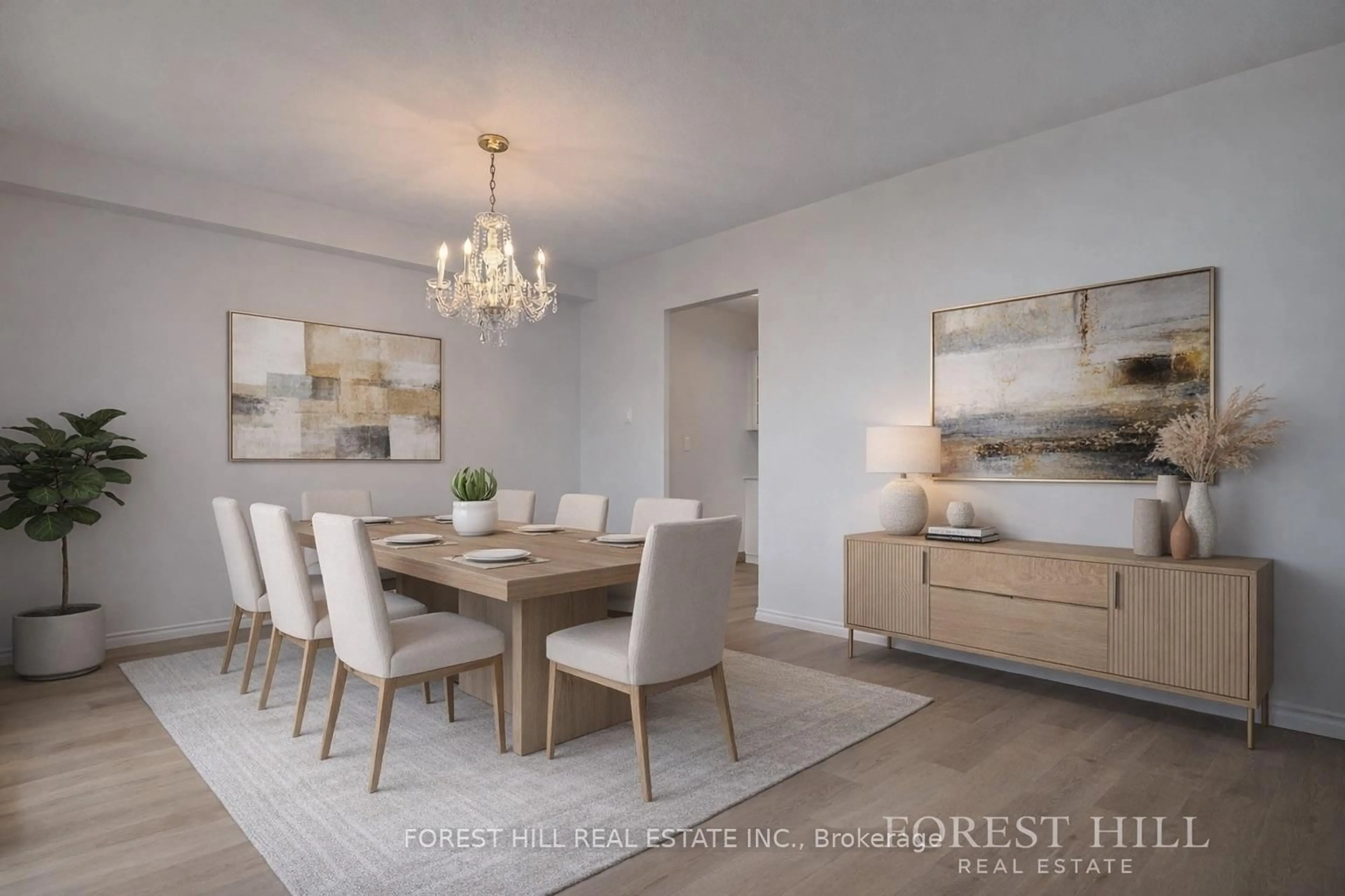 Dining room, unknown for 100 Canyon Ave #606, Toronto Ontario M3H 5T9