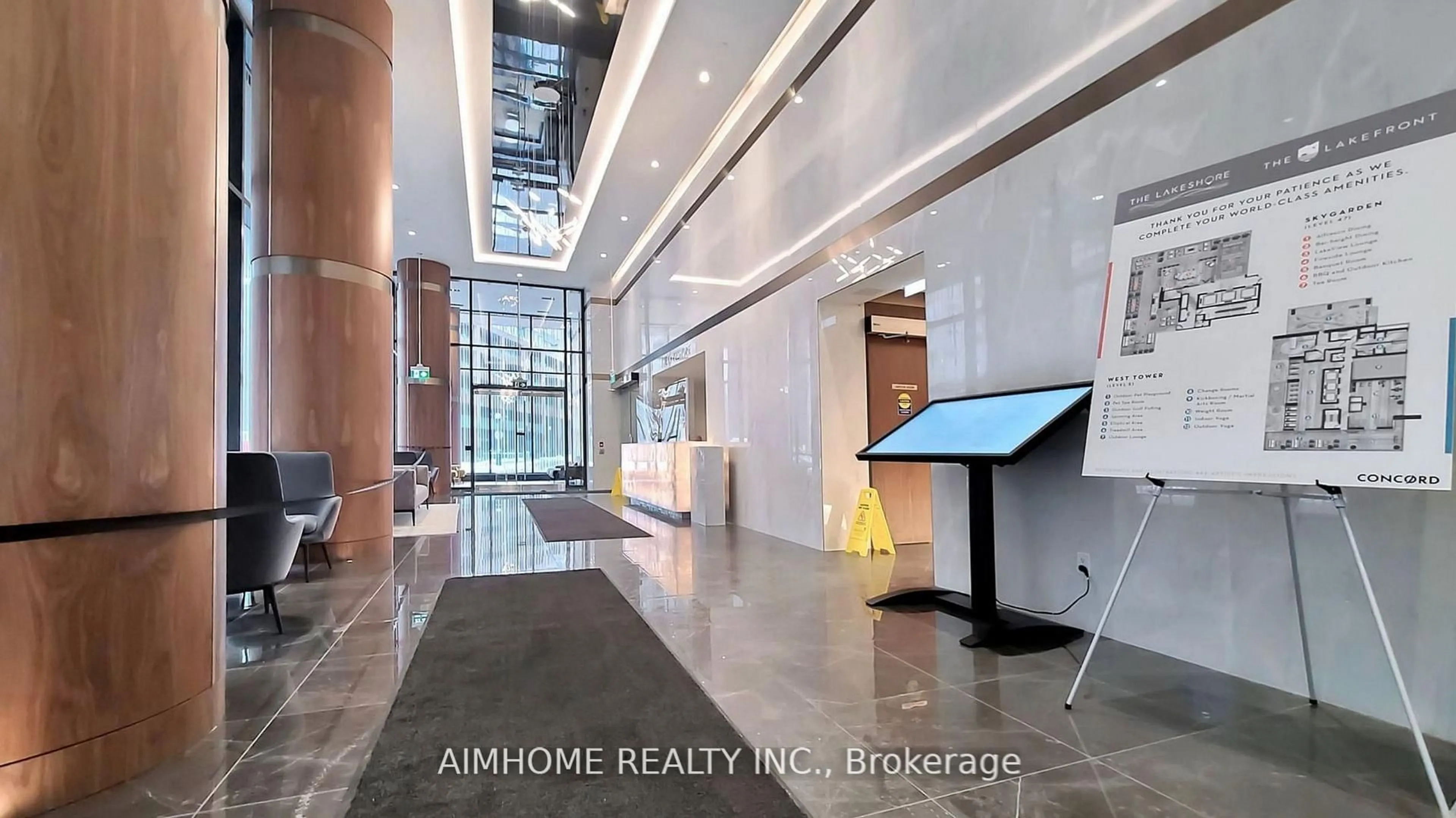 Lobby for 19 Bathurst St #1102, Toronto Ontario M5V 0N2