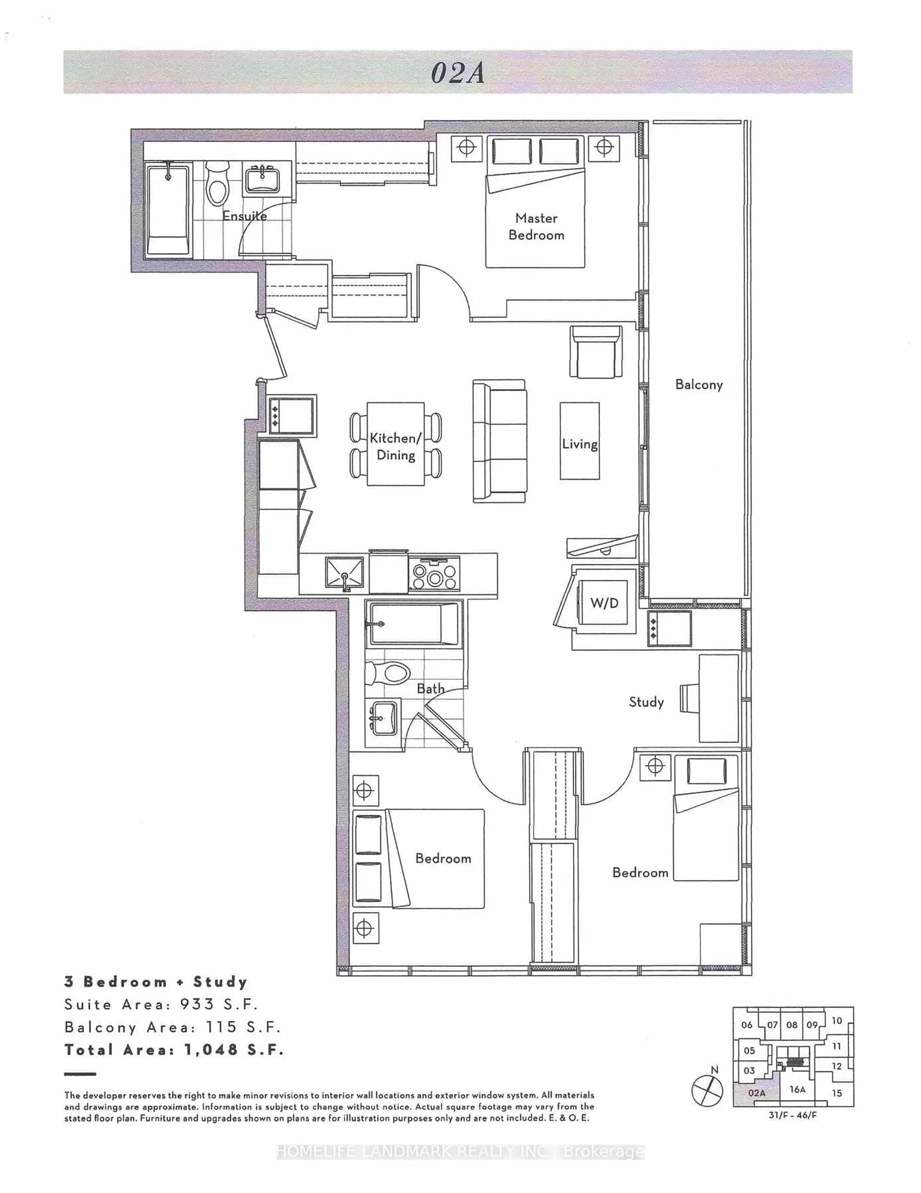 Floor plan for 17 Bathurst St #4502, Toronto Ontario M5V 0N1