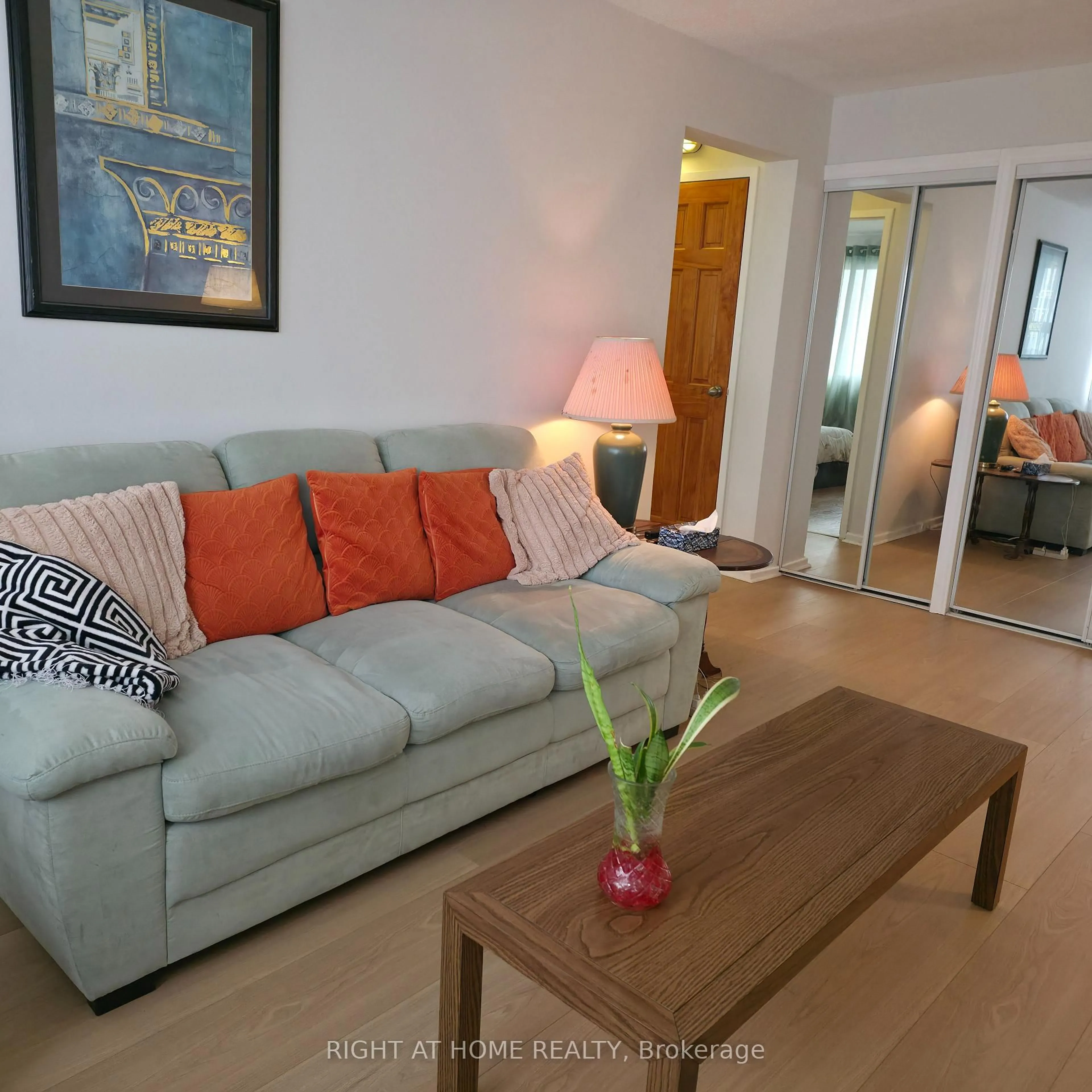 Living room with furniture, unknown for 715 Don Mills Rd #2504, Toronto Ontario M3C 1S5