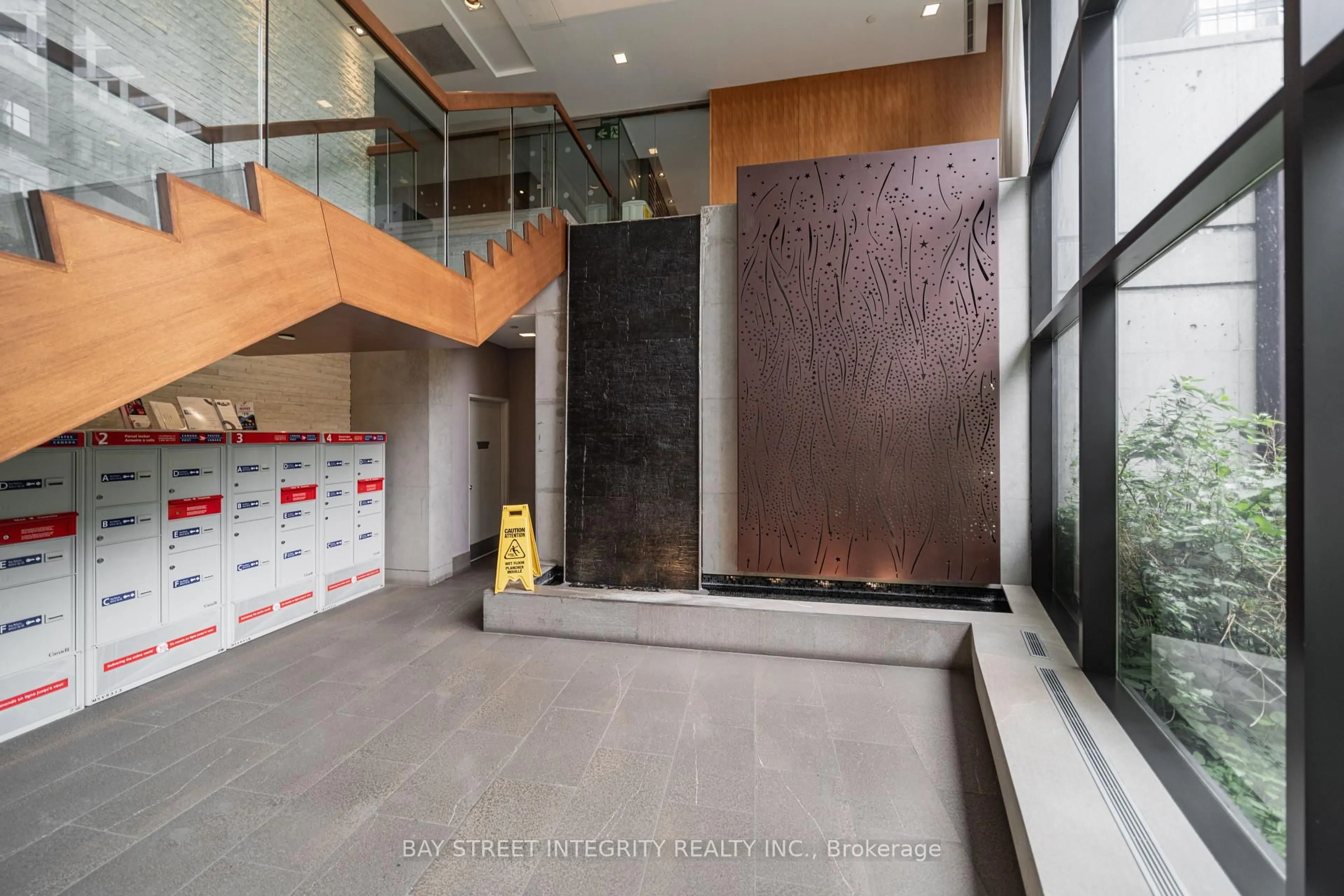 Indoor foyer for 25 Capreol Crt #1103, Toronto Ontario M5V 3Z7