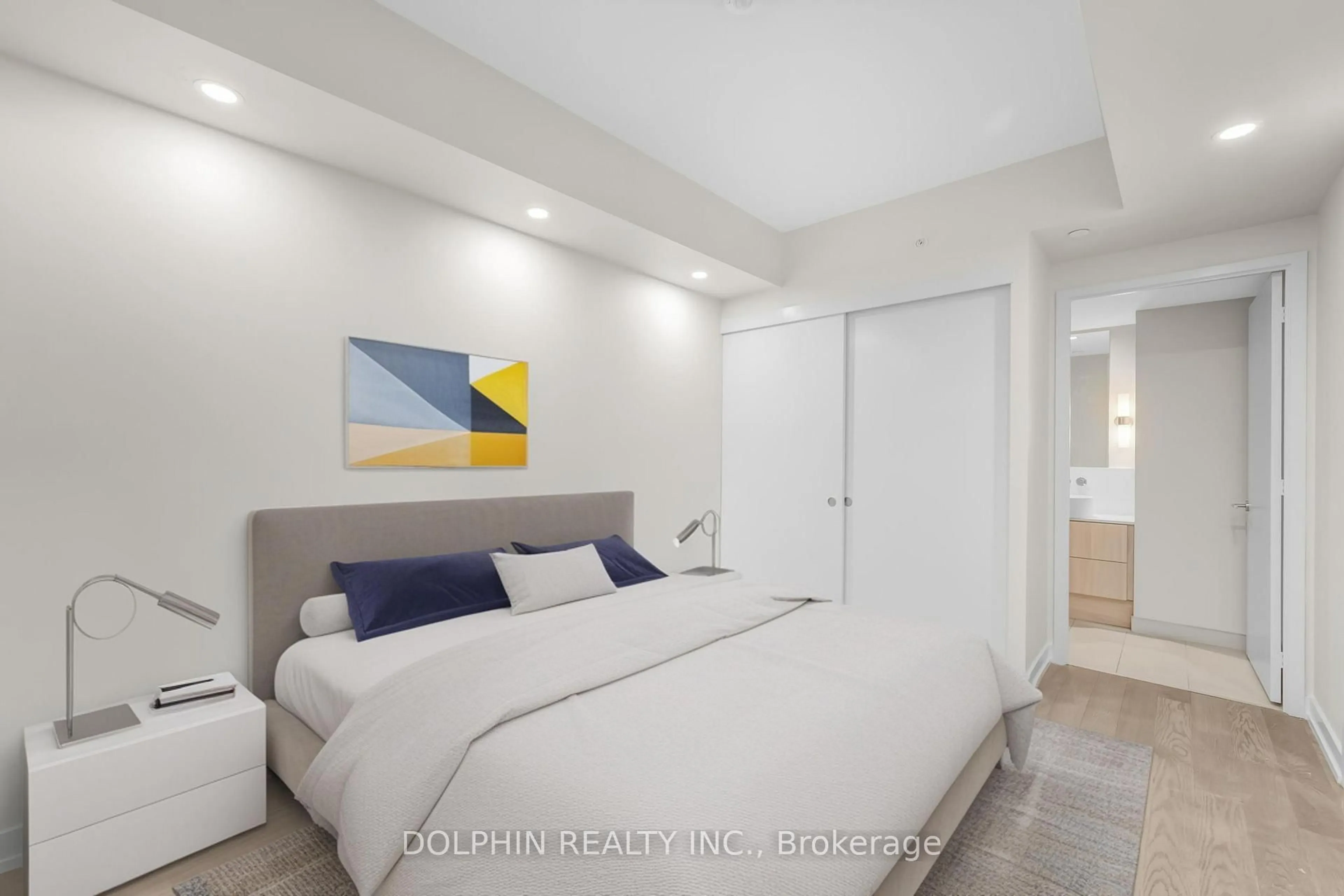 Bedroom with bed, unknown for 161 Roehampton Ave #1007, Toronto Ontario M4P 1P9