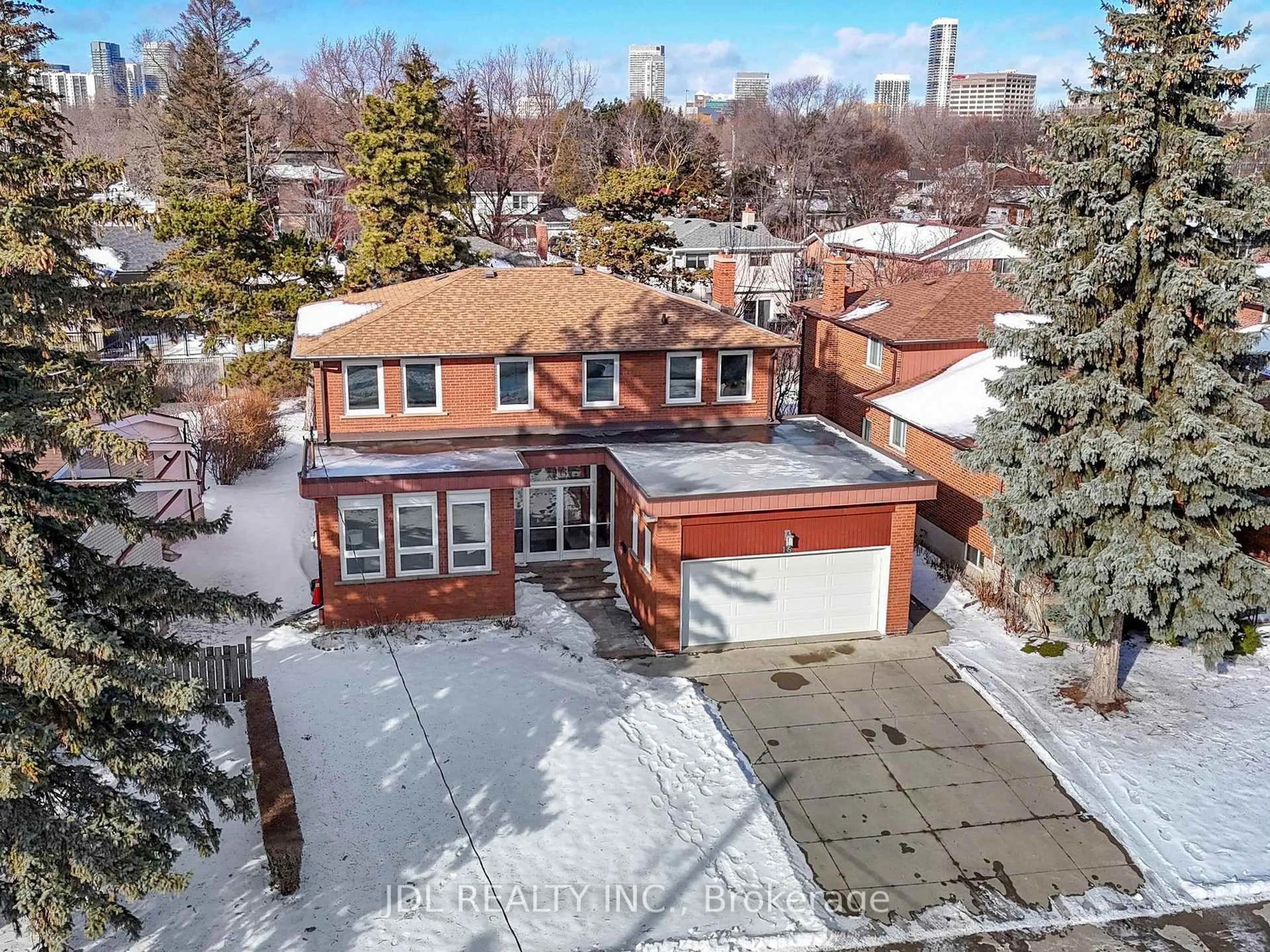 A pic from outside/outdoor area/front of a property/back of a property/a pic from drone, street for 16 Clayland Dr, Toronto Ontario M3A 2A4
