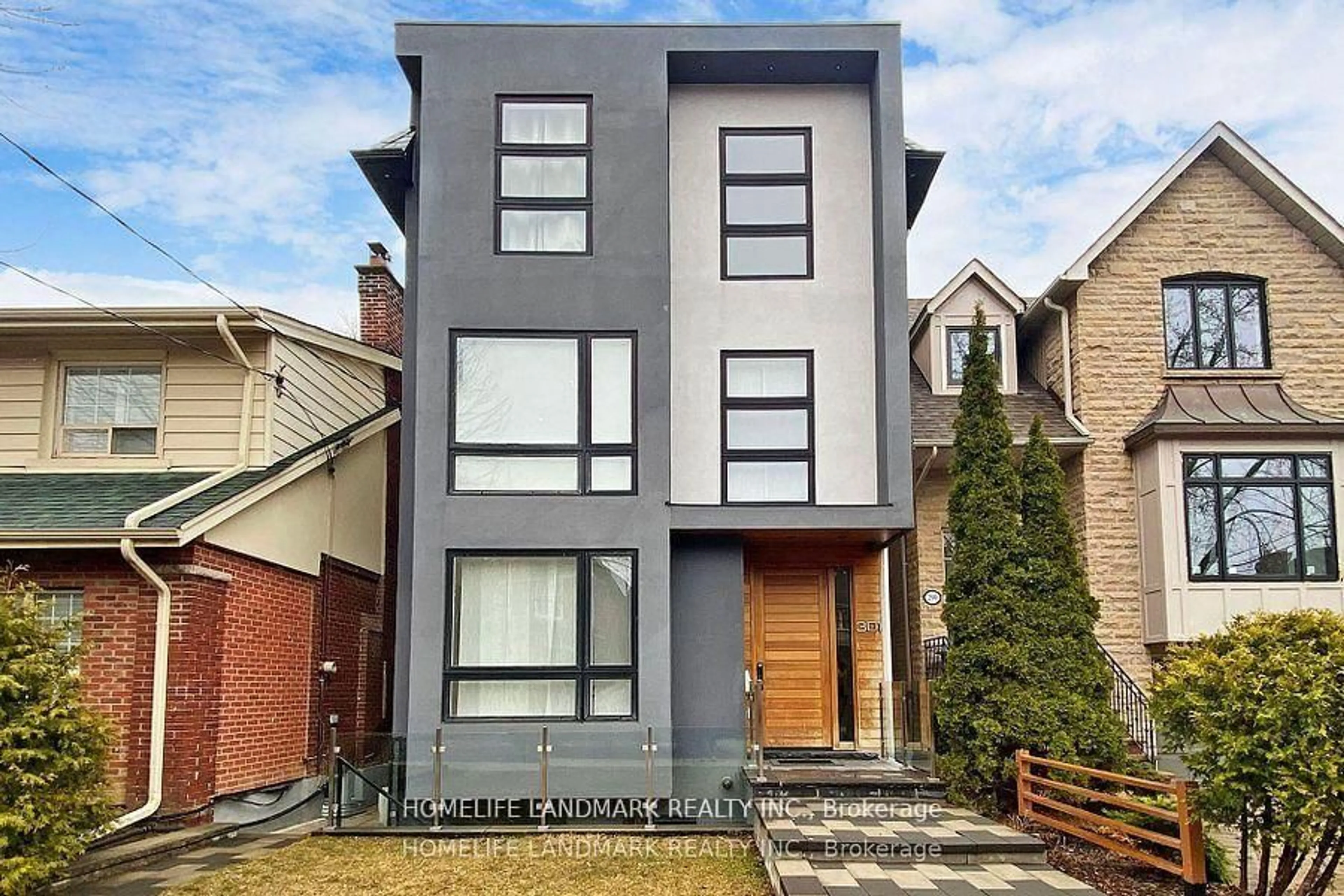 Home with brick exterior material, street for 301 Jedburgh Rd, Toronto Ontario M5M 3K5