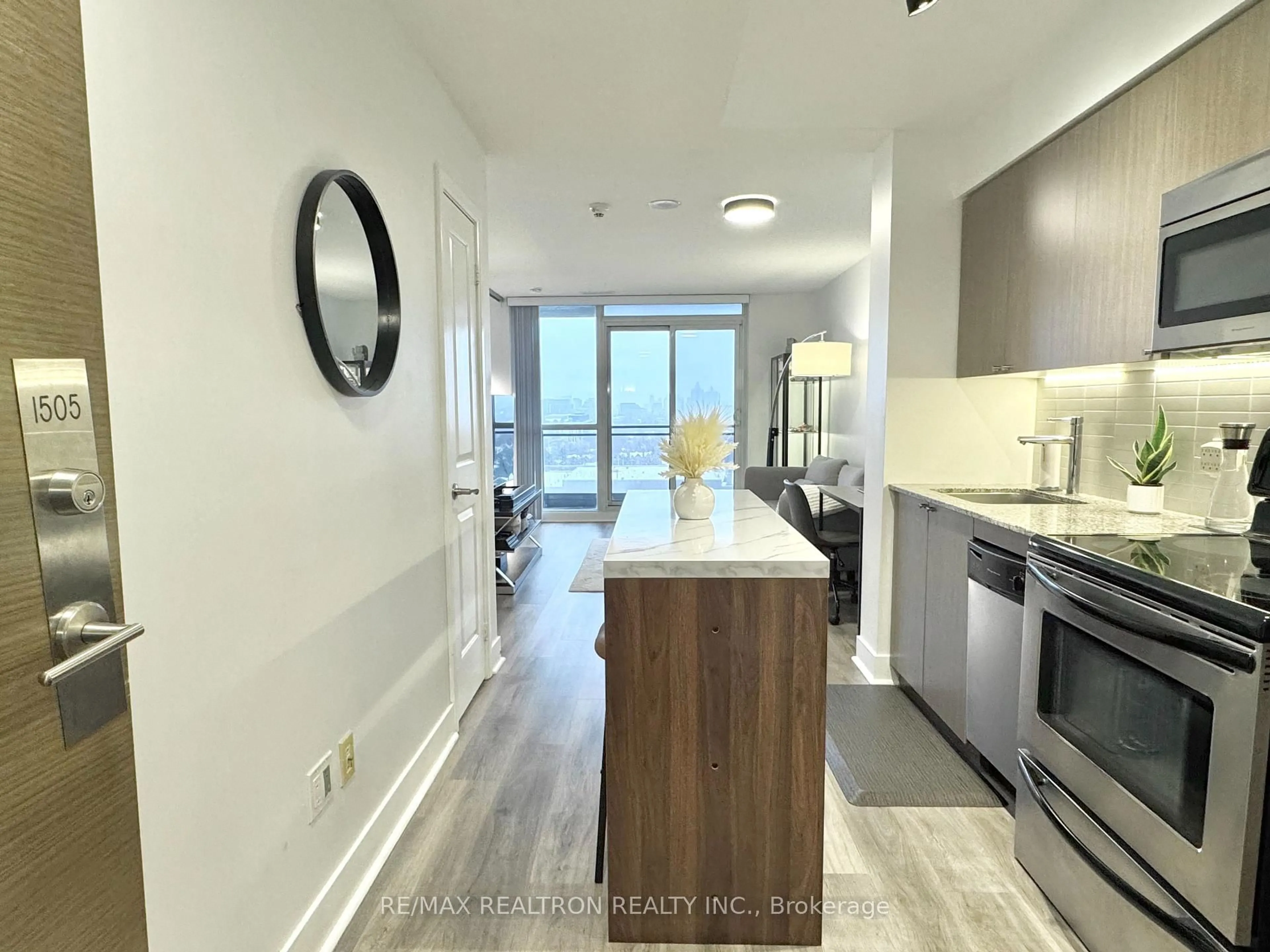 Open concept kitchen, unknown for 23 Sheppard Ave #1505, Toronto Ontario M2N 0C8