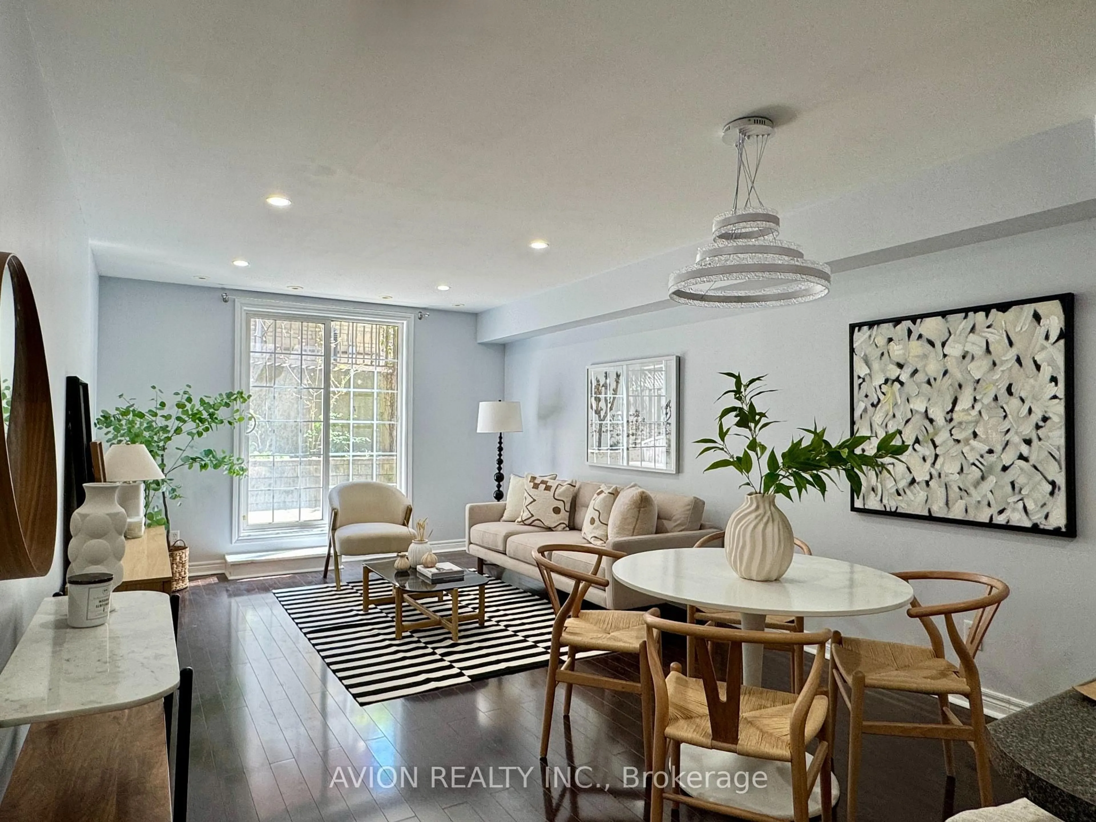 Living room with furniture, unknown for 45 Cedarcroft Blvd #11, Toronto Ontario M2R 3Y2