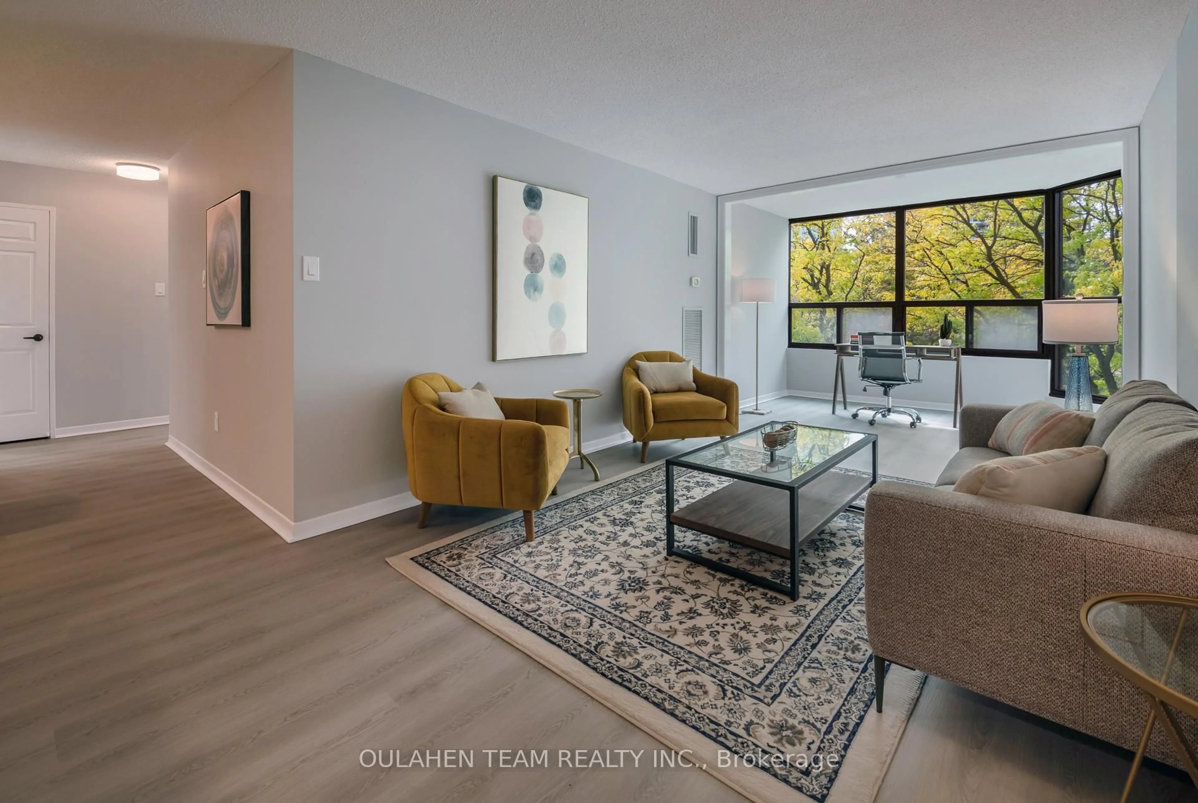 Living room with furniture, unknown for 33 Elmhurst Ave #408, Toronto Ontario M2N 6G8