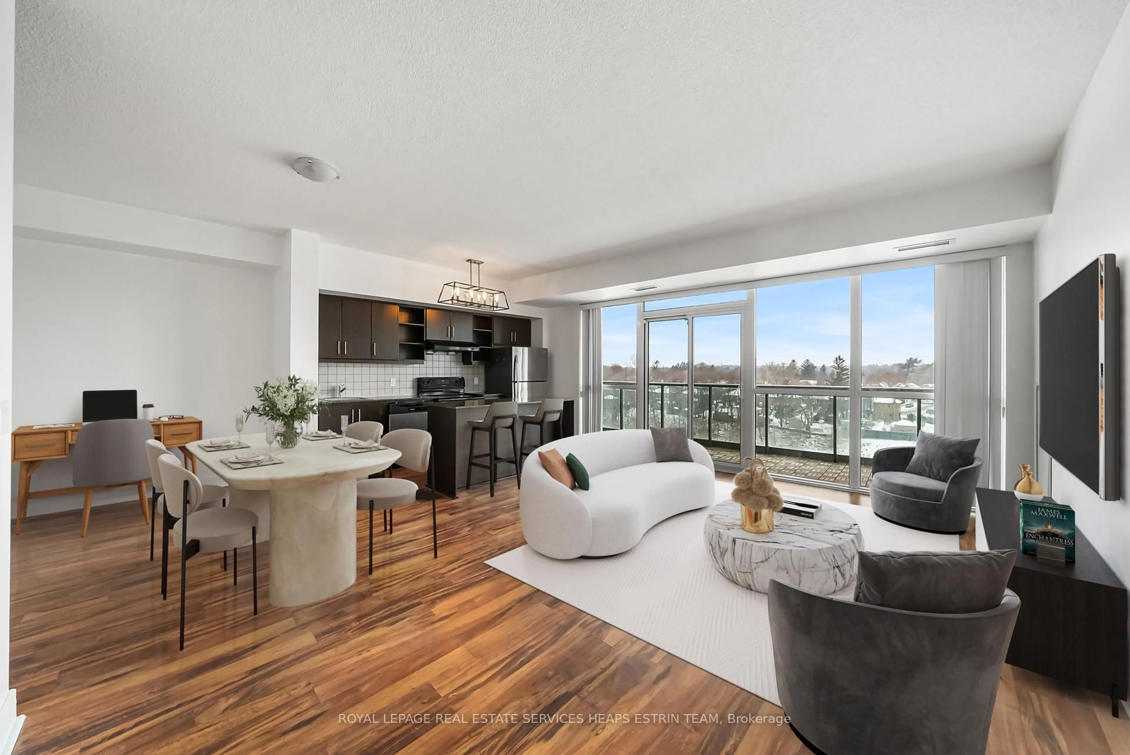 Open concept kitchen, unknown for 35 Brian Peck Cres #504, Toronto Ontario M4G 0A5