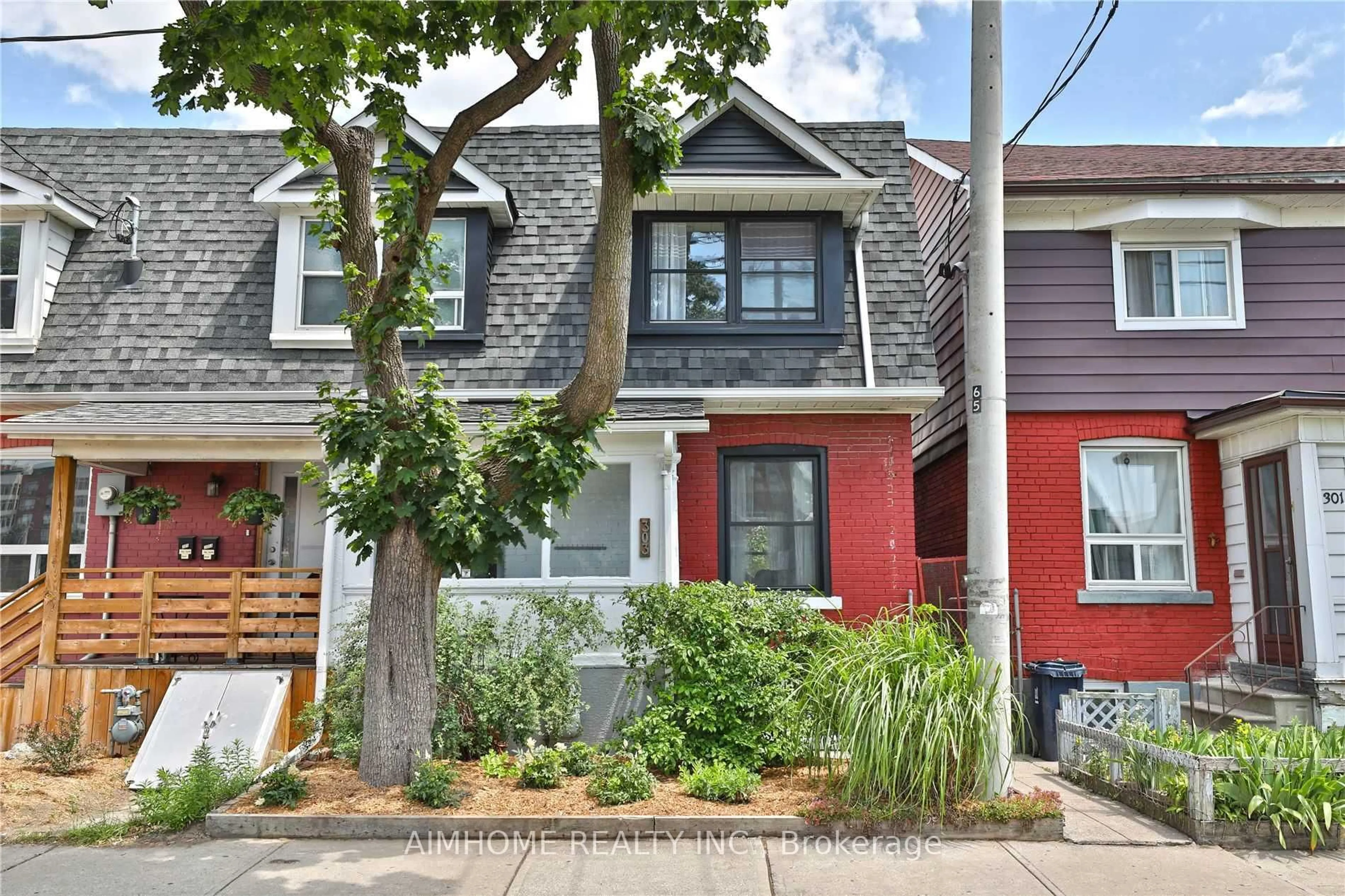 Home with brick exterior material, street for 303 St Helens Ave, Toronto Ontario M6H 4A2
