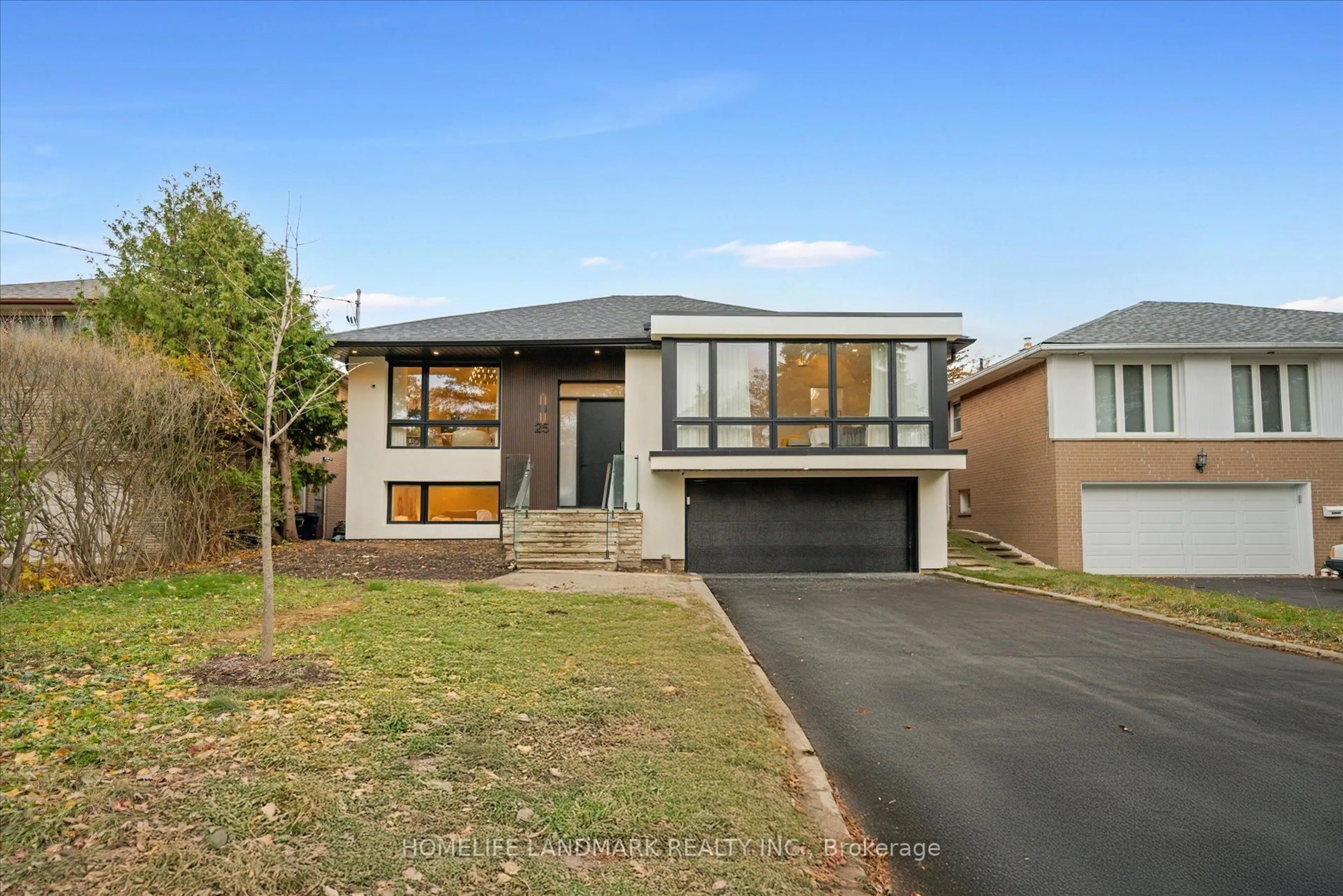 Home with brick exterior material, street for 25 Sutcliffe Dr, Toronto Ontario M2K 2A5