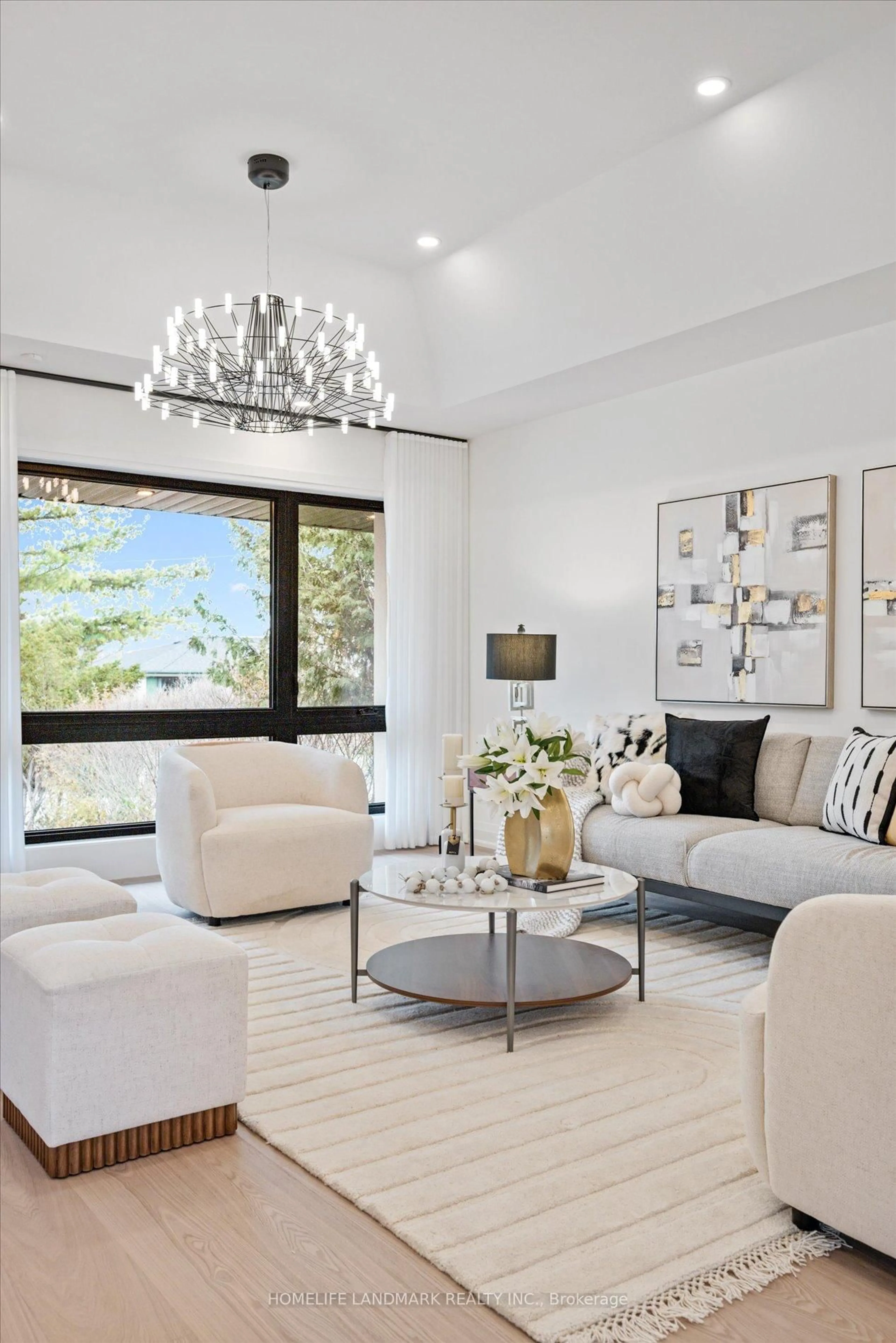 Living room with furniture, unknown for 25 Sutcliffe Dr, Toronto Ontario M2K 2A5