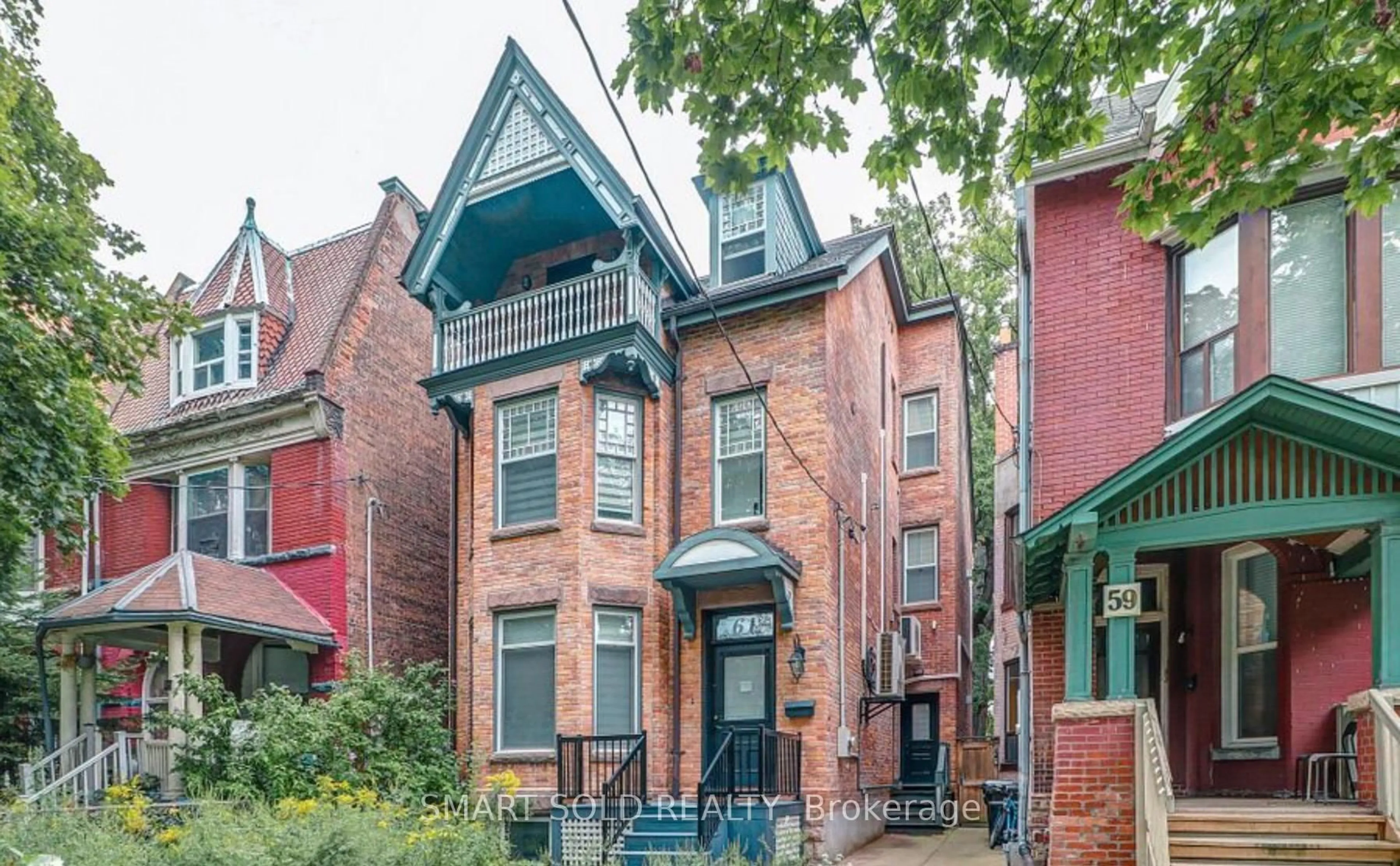 Home with brick exterior material, street for 61 Brunswick Ave, Toronto Ontario M5S 2L8