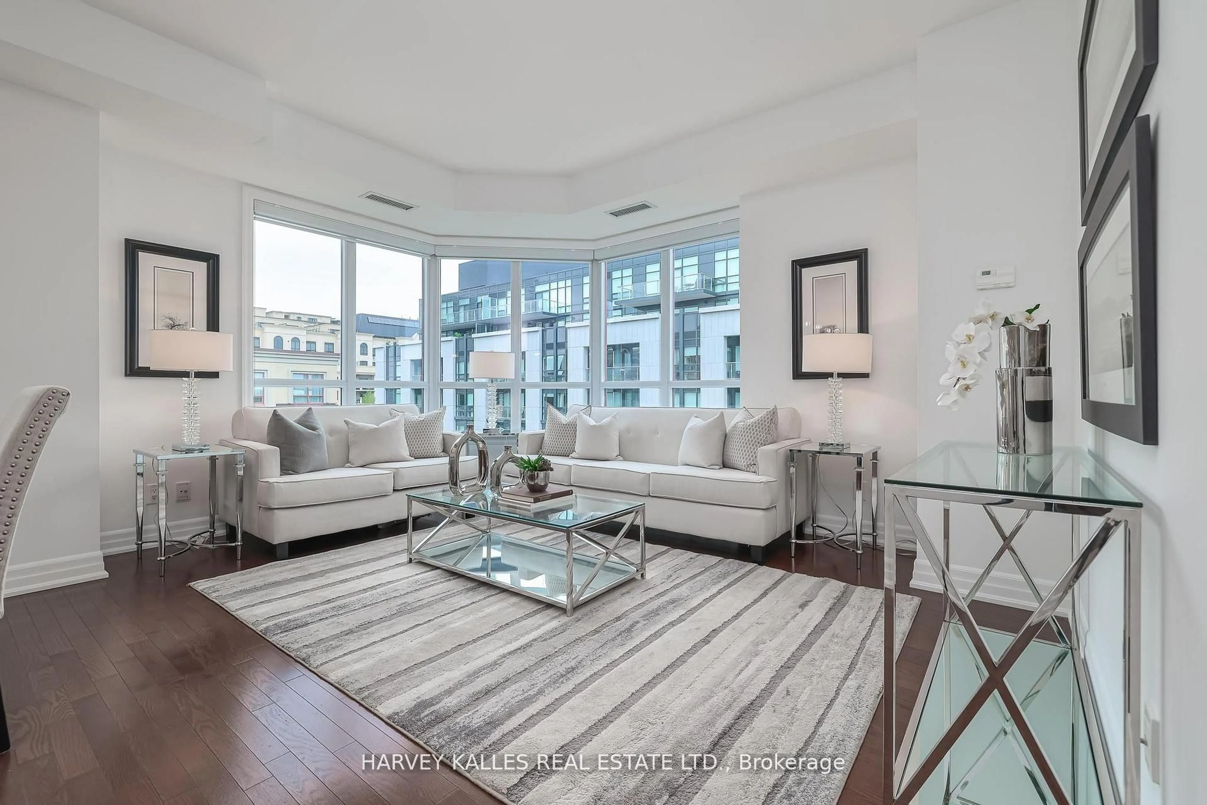 Living room with furniture, unknown for 23 Rean Dr #603, Toronto Ontario M2K 0A5