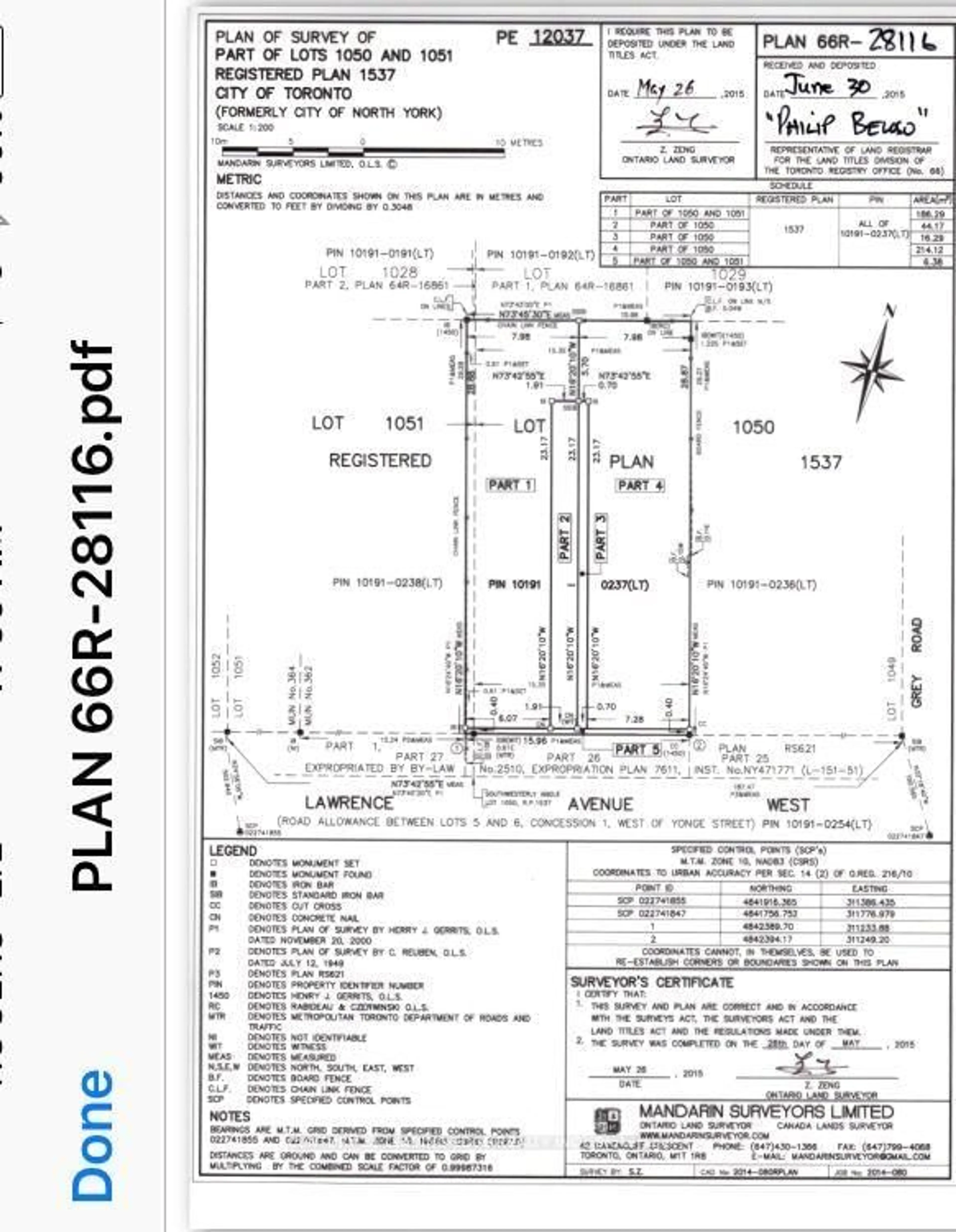 Floor plan for 360A Lawrence Ave, Toronto Ontario M5M 1B7