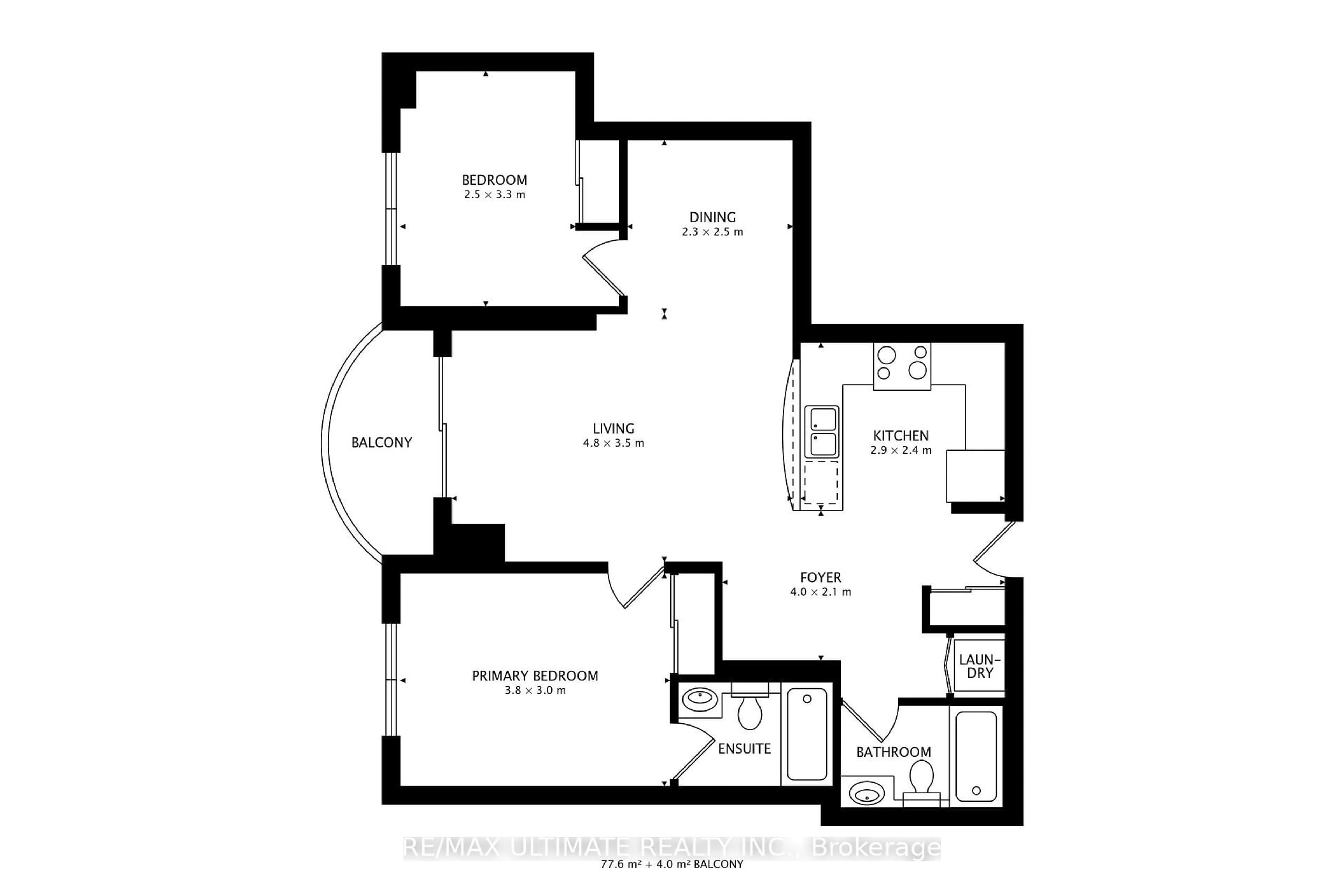 Floor plan for 7 Lorraine Dr #710, Toronto Ontario M2N 7H2