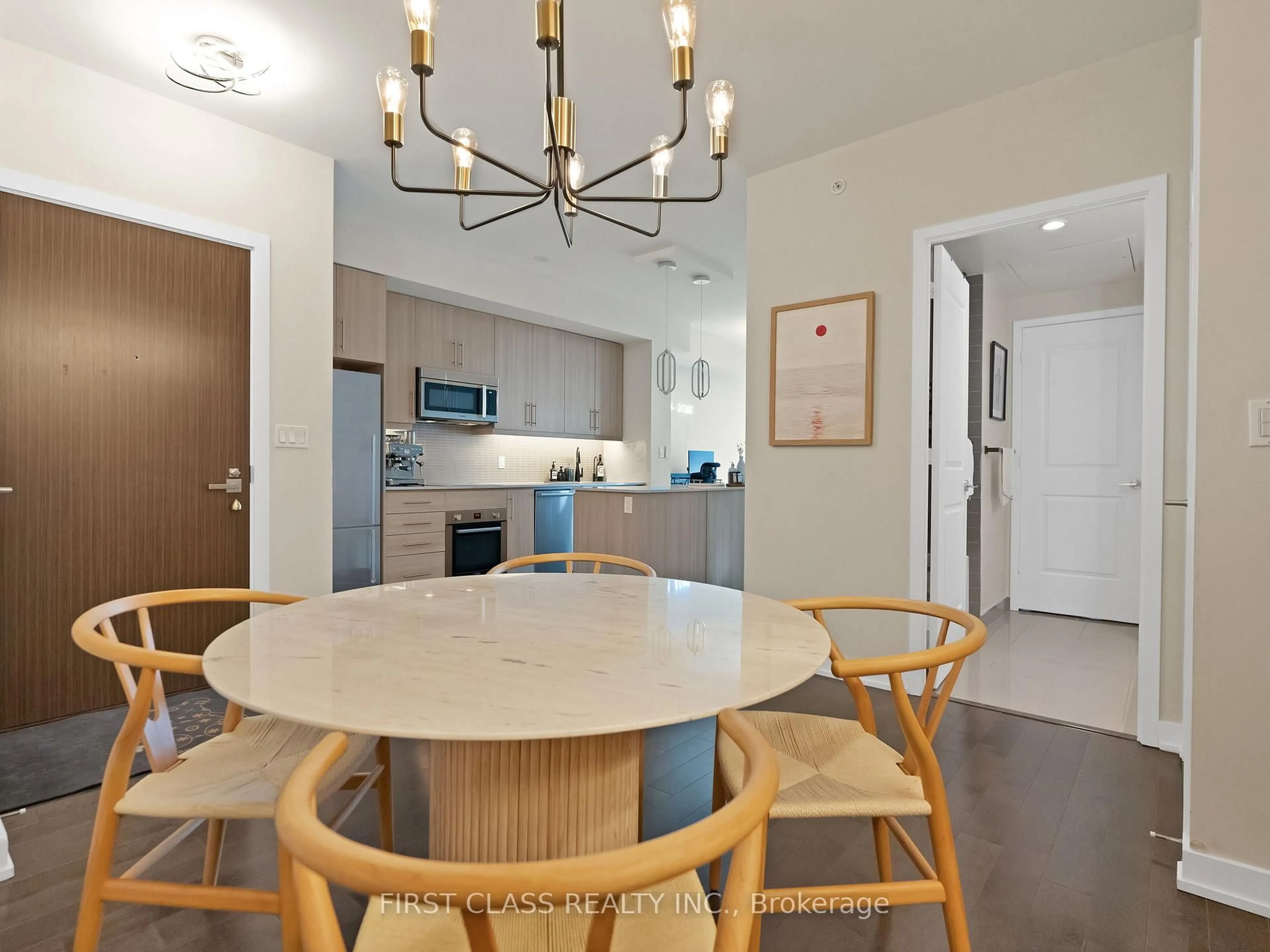 Open concept kitchen, unknown for 1 The Esplanade #3309, Toronto Ontario M5E 0A8