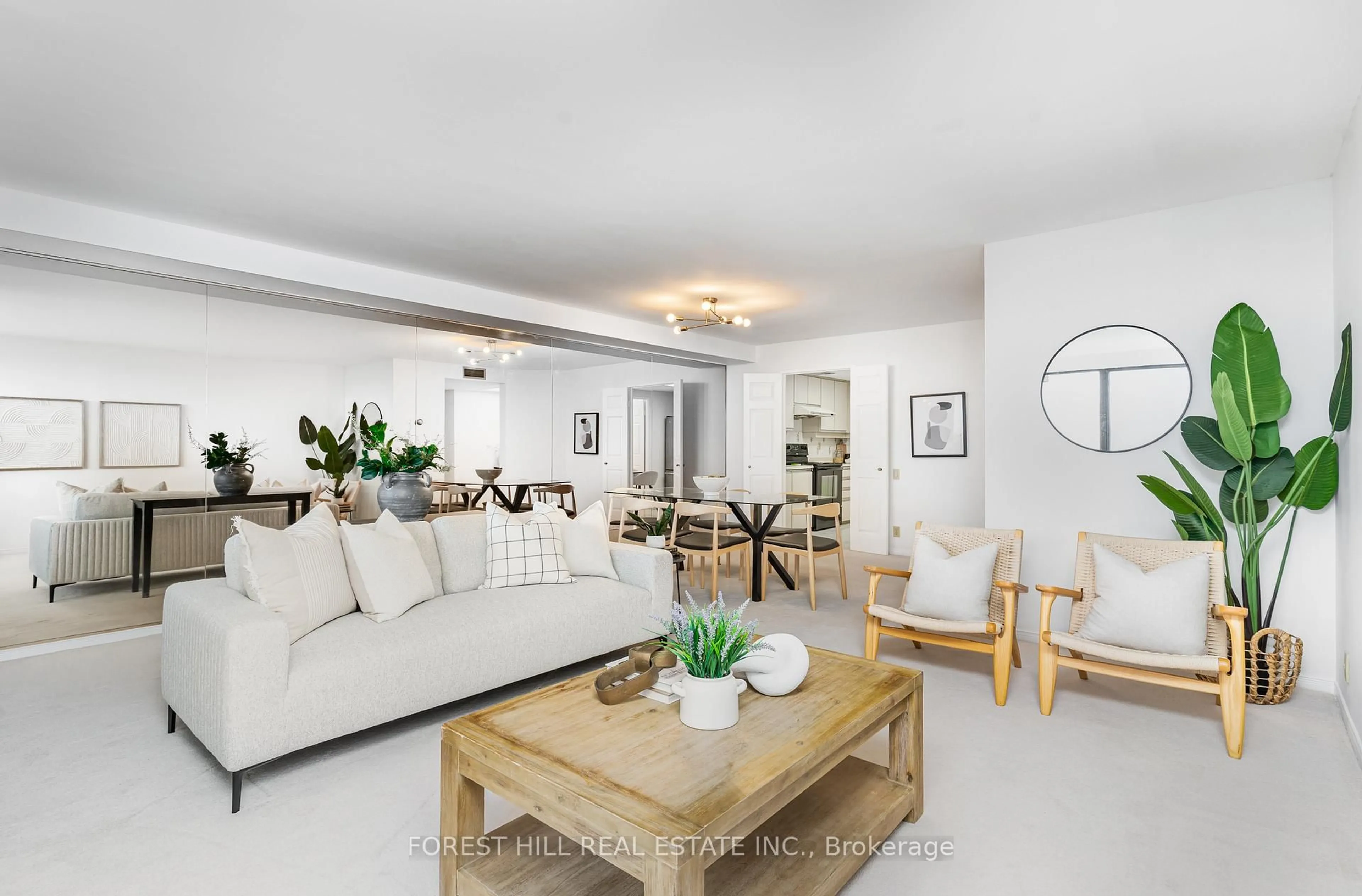 Living room with furniture, unknown for 3 Concorde Pl #2004, Toronto Ontario M3C 3K7