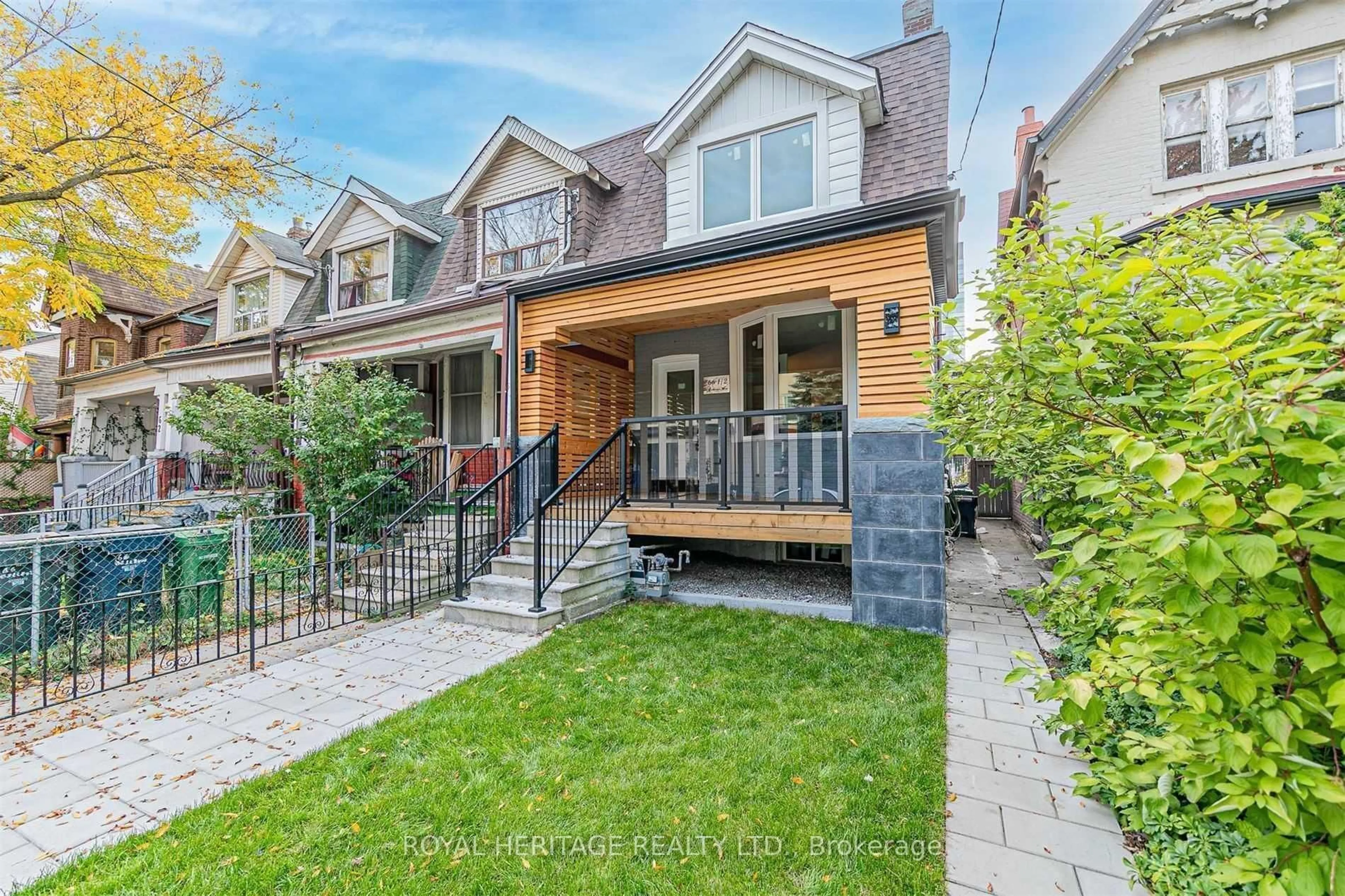 Home with brick exterior material, street for 66a Bellevue Ave, Toronto Ontario M5T 2N4