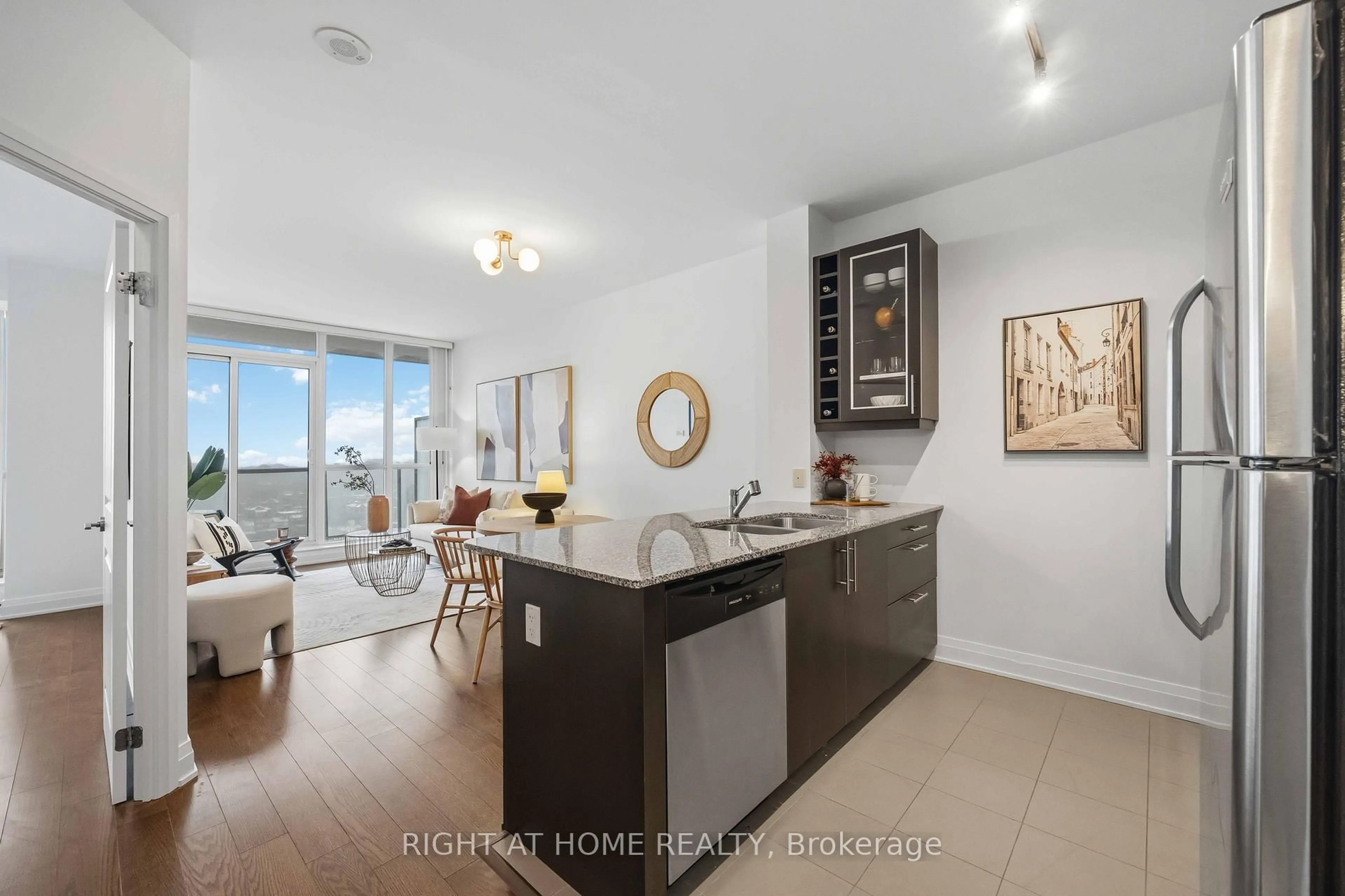 Open concept kitchen, unknown for 530 St Clair Ave #909, Toronto Ontario M6C 0A2