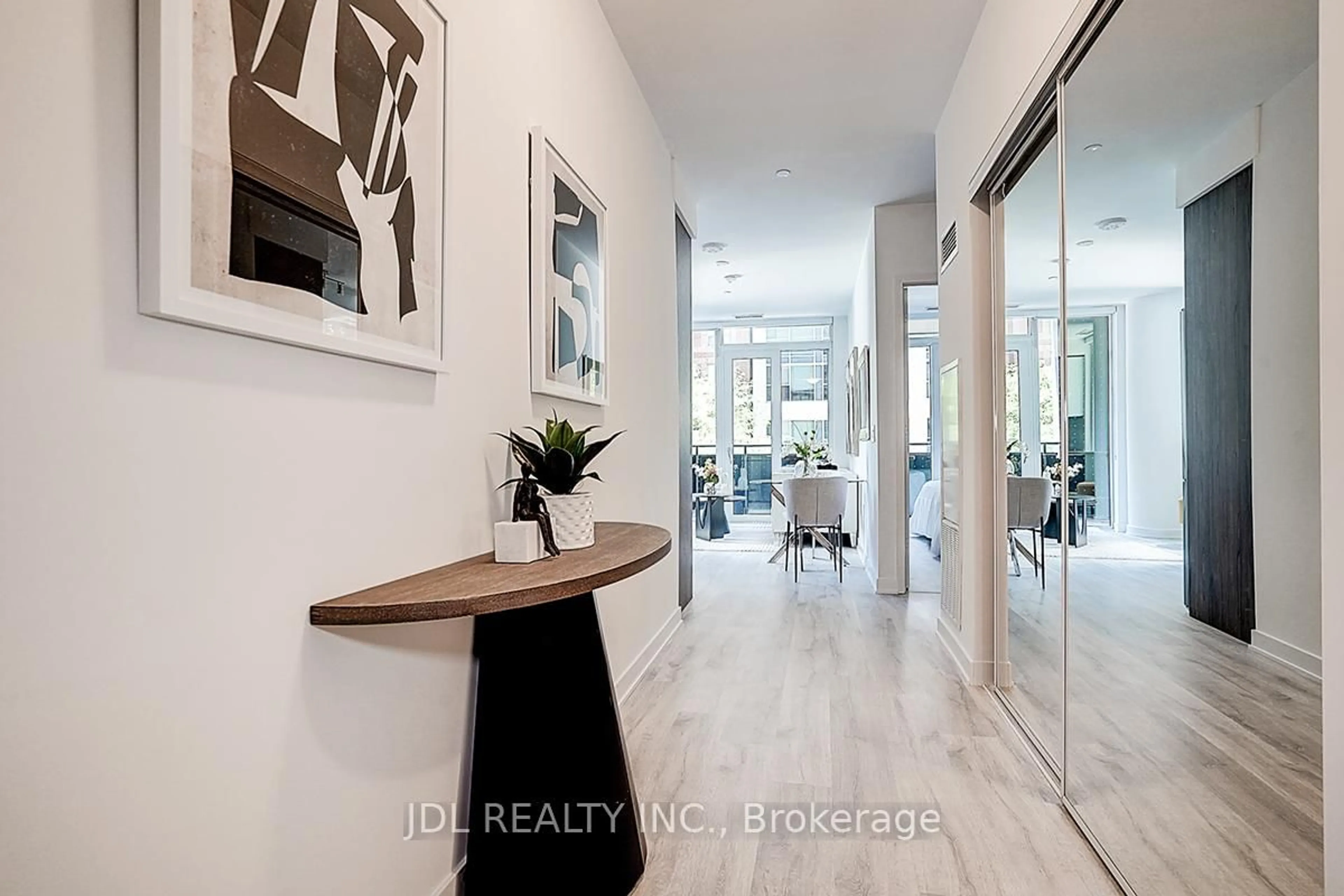 Indoor entryway for 60 Princess St #202 SE, Toronto Ontario M5A 2C7