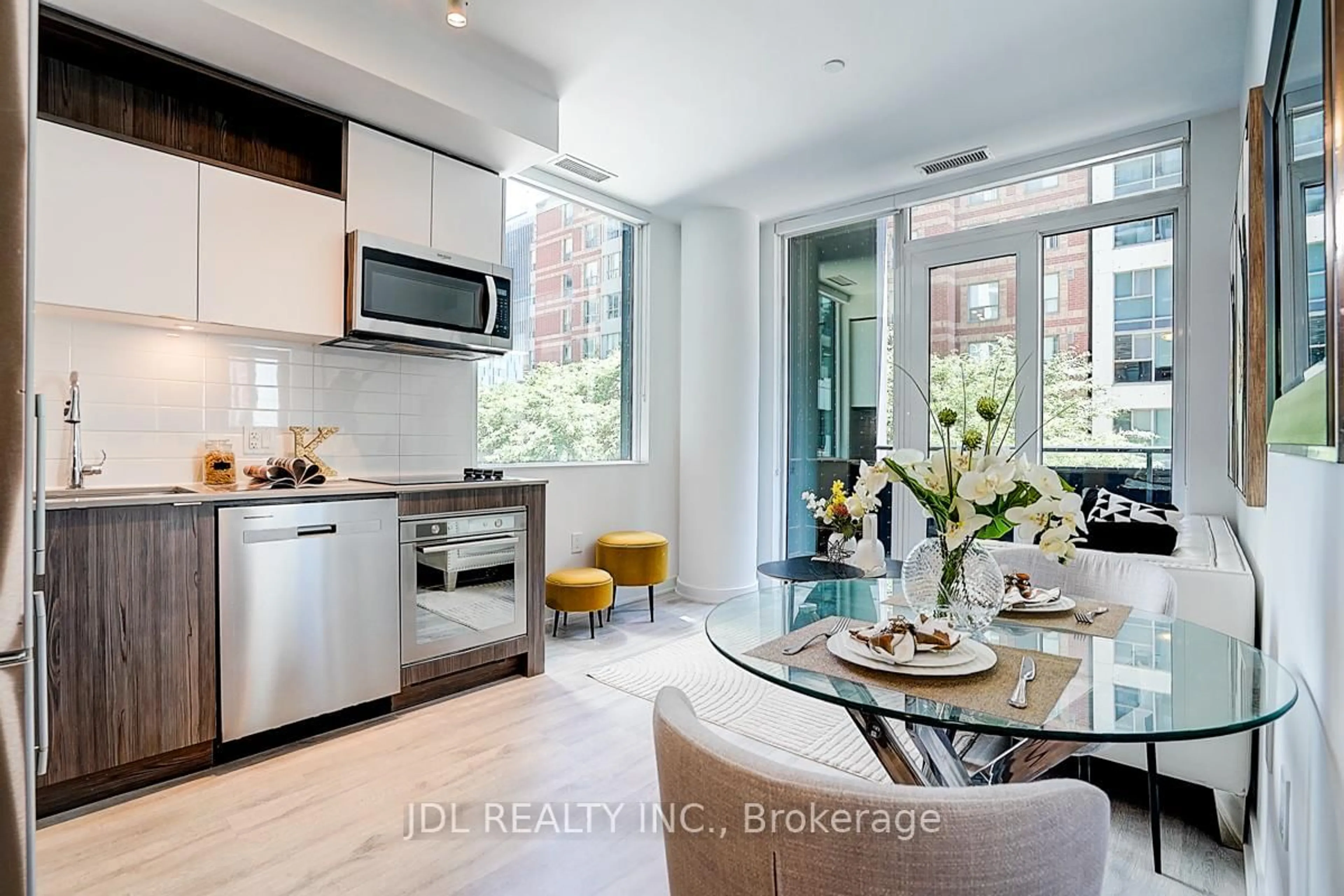 Contemporary kitchen, unknown for 60 Princess St #202 SE, Toronto Ontario M5A 2C7