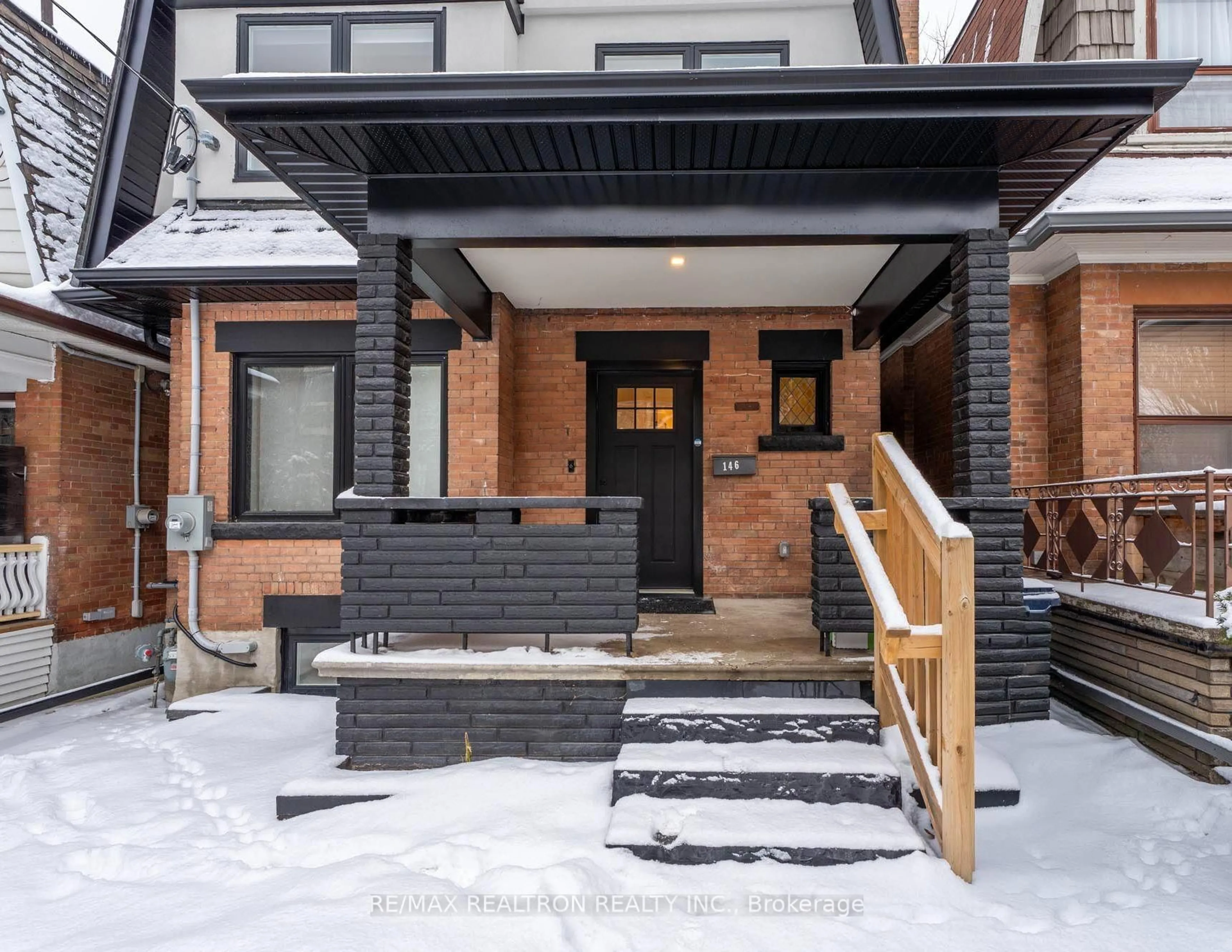 Home with brick exterior material, street for 146 Arlington Ave, Toronto Ontario M6C 2Z2