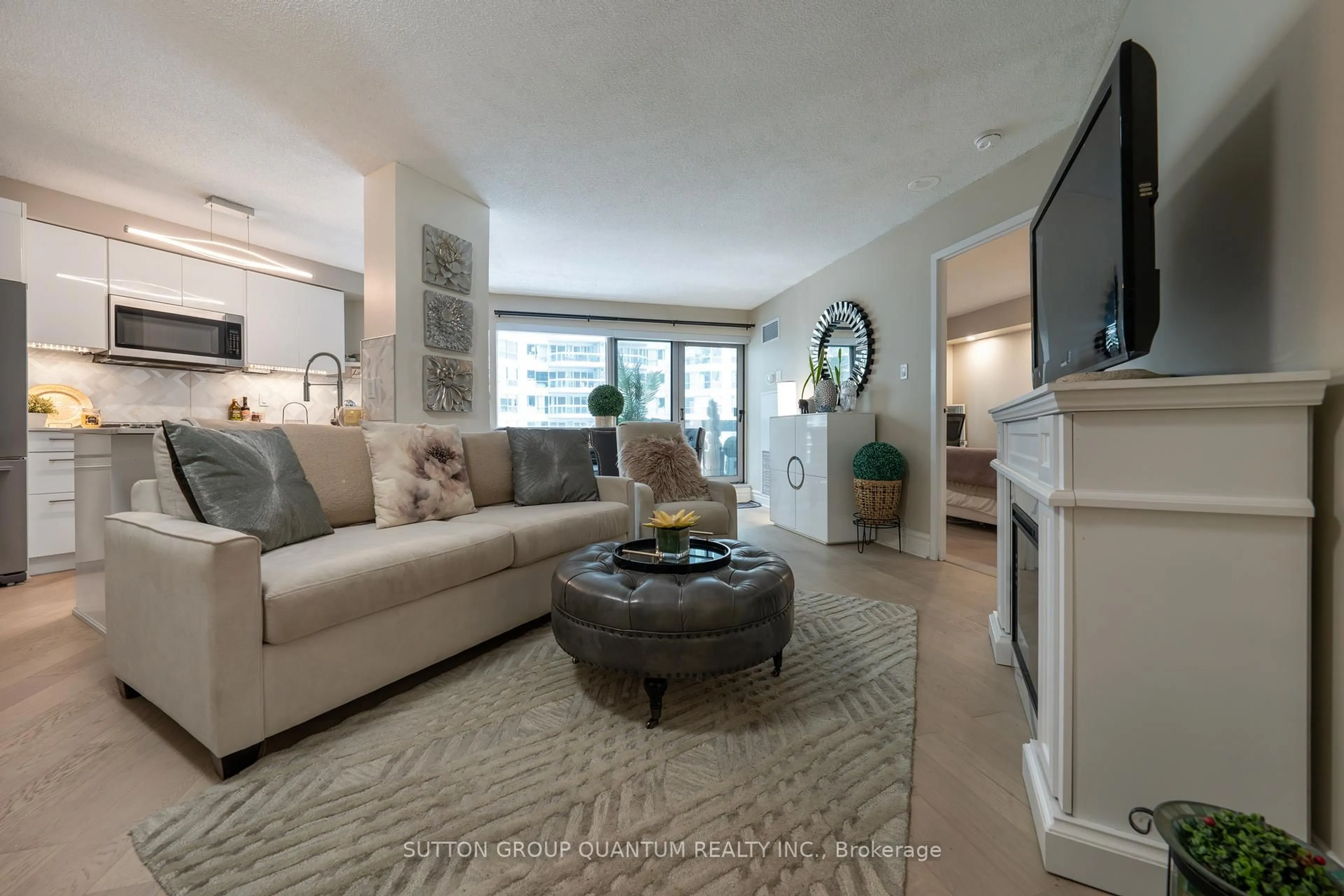 Living room with furniture, unknown for 10 Queens Quay #814, Toronto Ontario M5J 2R9