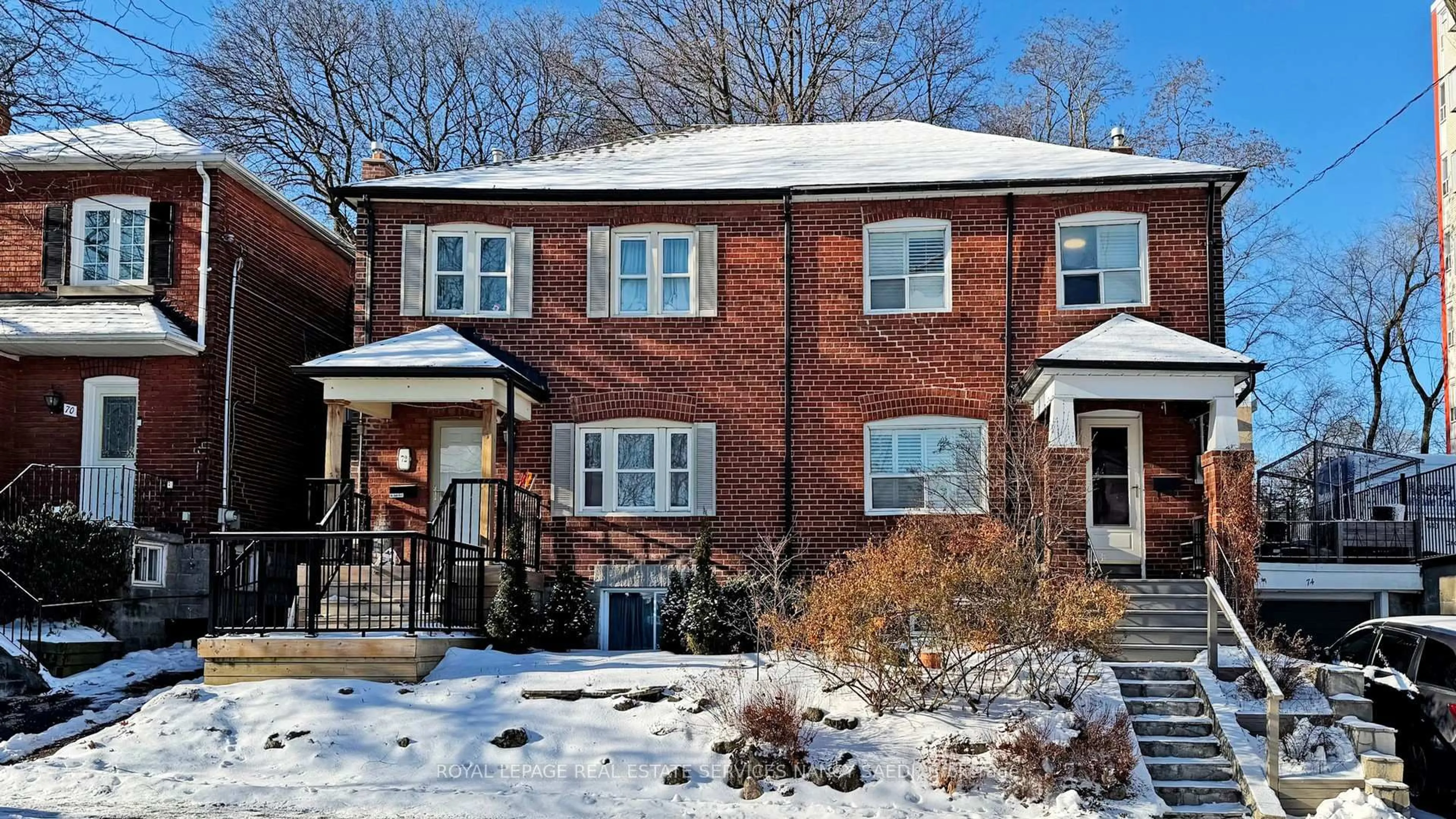 Home with brick exterior material, street for 72 Mann Ave, Toronto Ontario M4S 2Y3