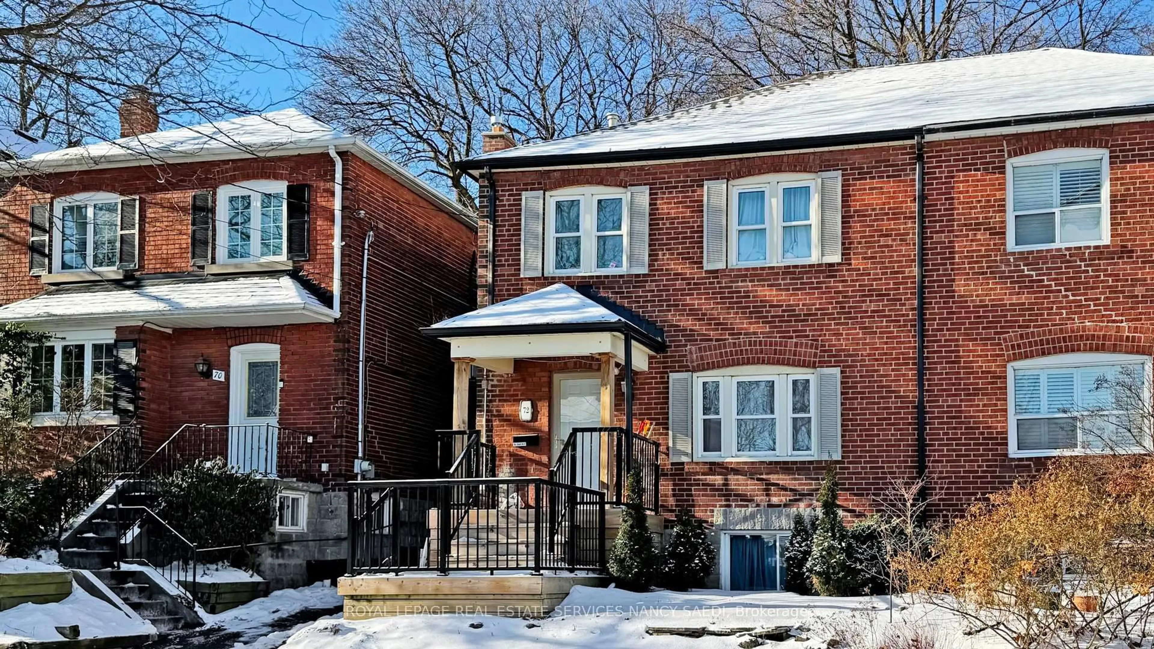 Home with brick exterior material, street for 72 Mann Ave, Toronto Ontario M4S 2Y3