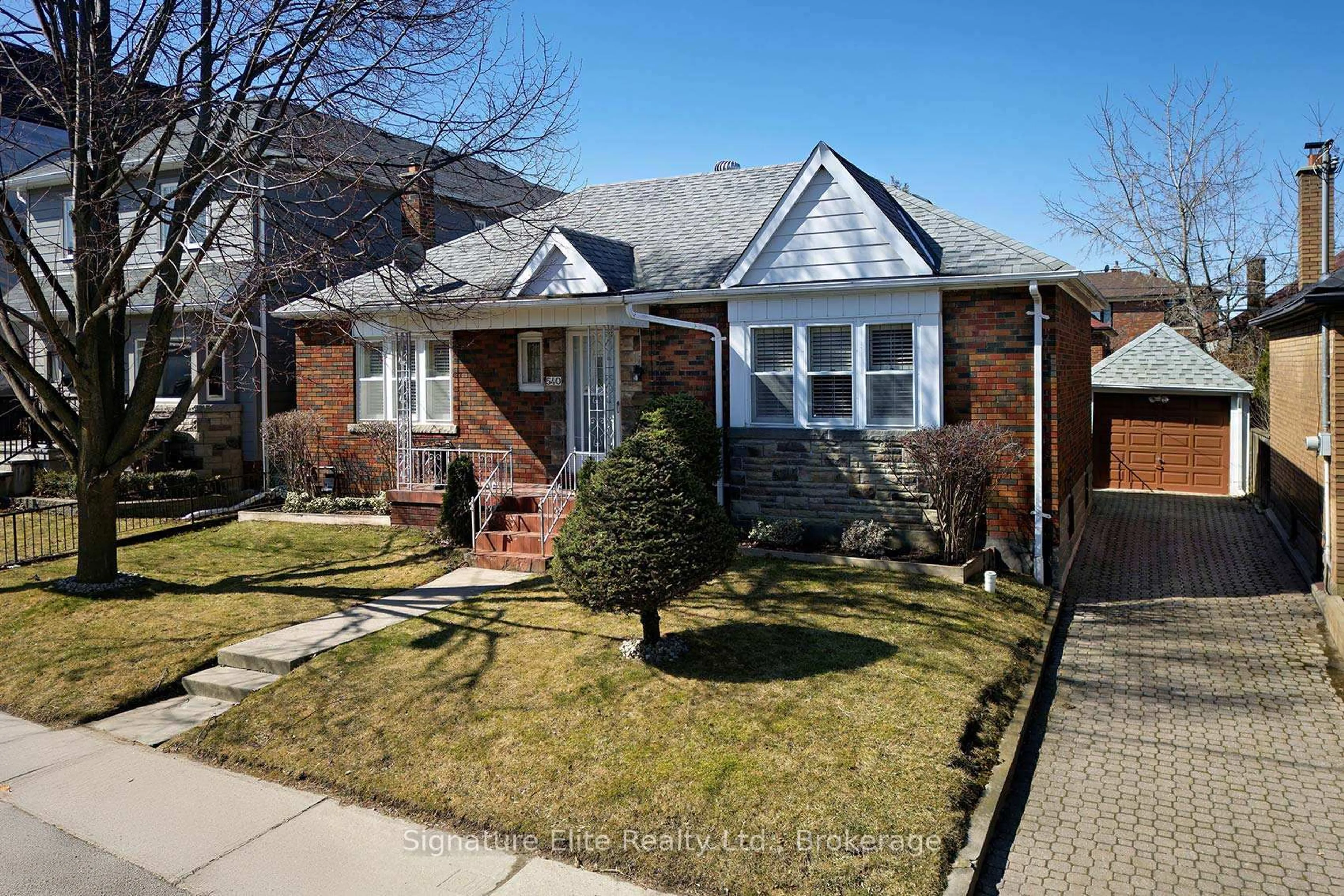 Home with brick exterior material, street for 540 Atlas Ave, Toronto Ontario M6C 3R3